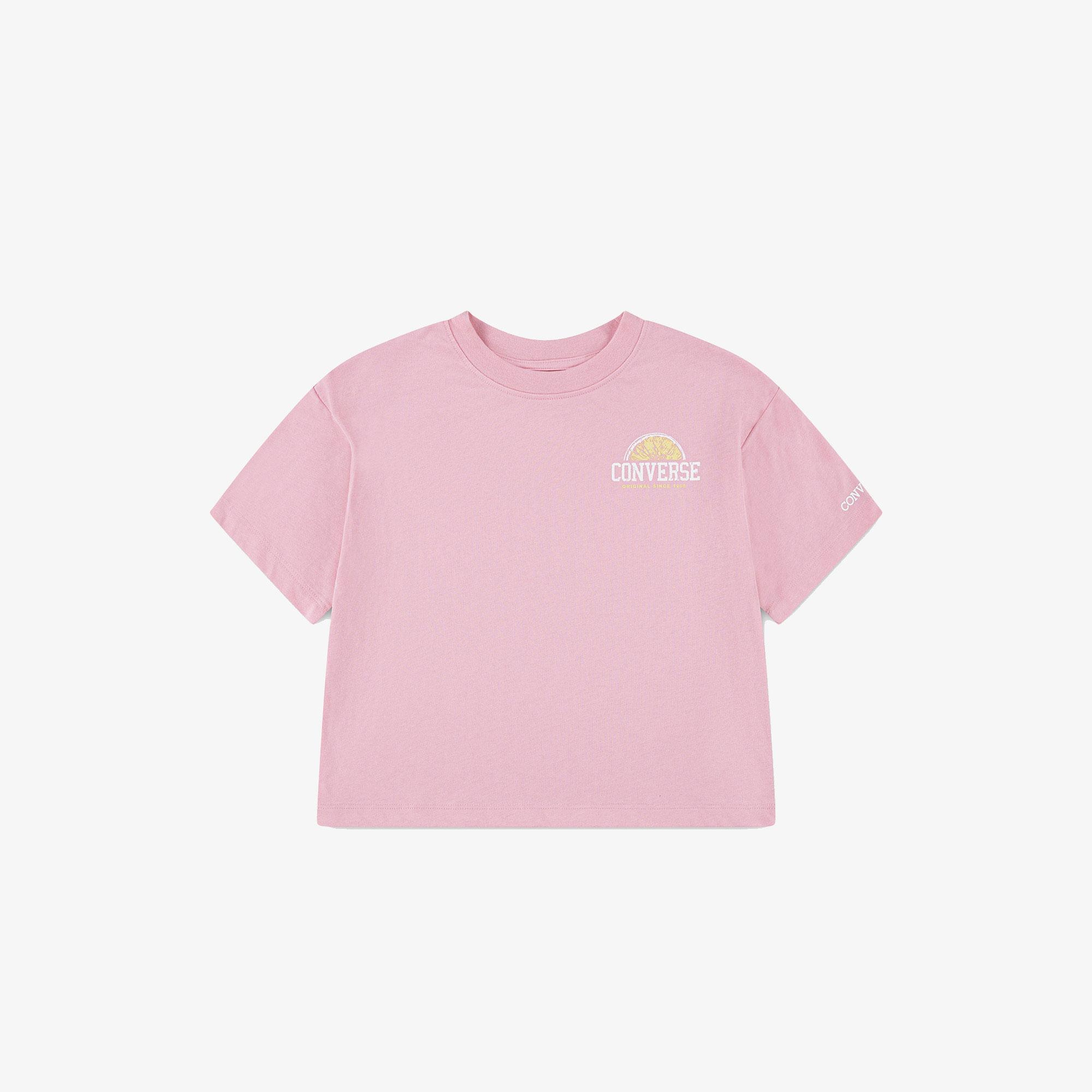 Converse Front Back Fruit Çocuk Siyah T-Shirt