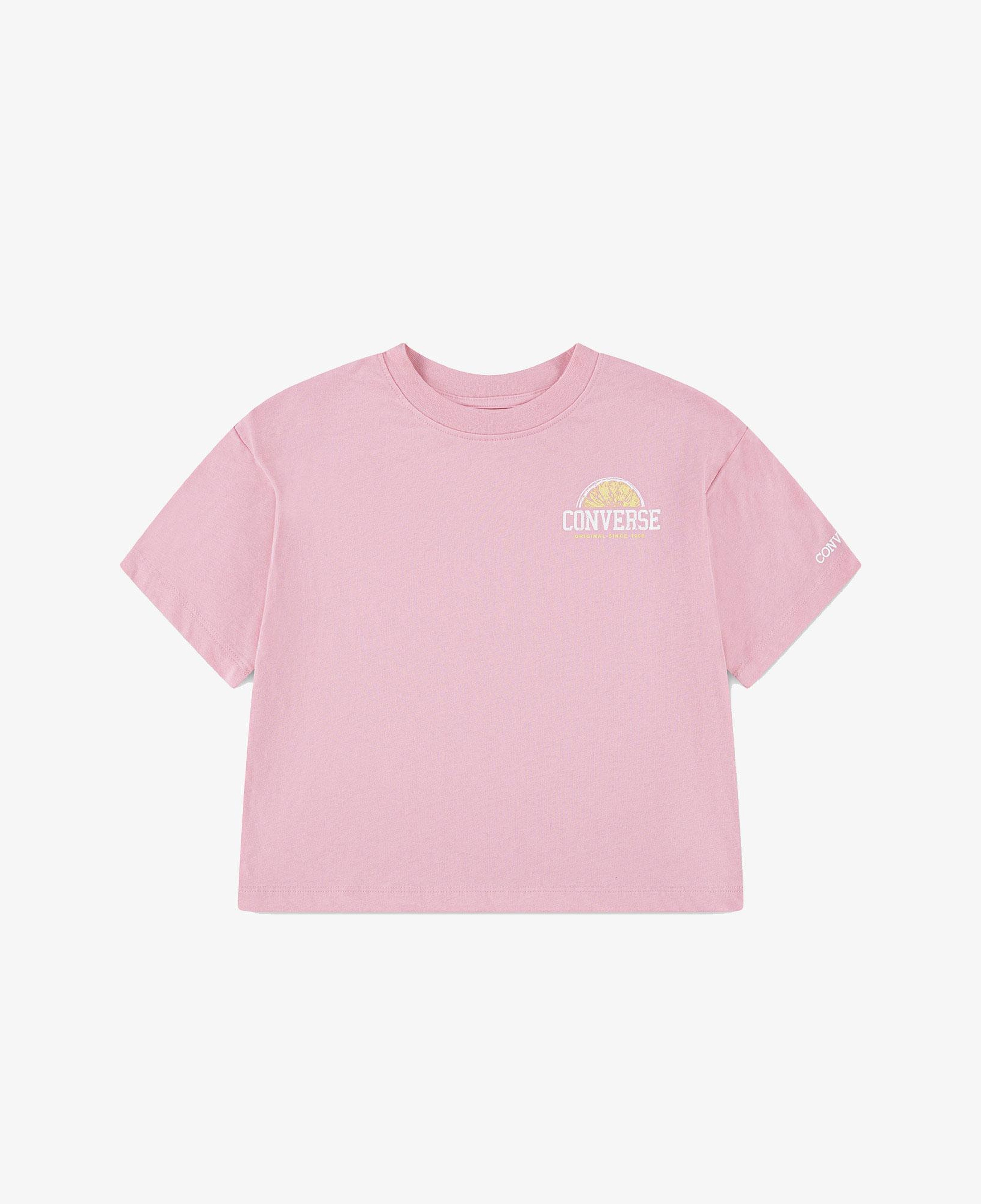 Converse Front Back Fruit Çocuk Siyah T-Shirt