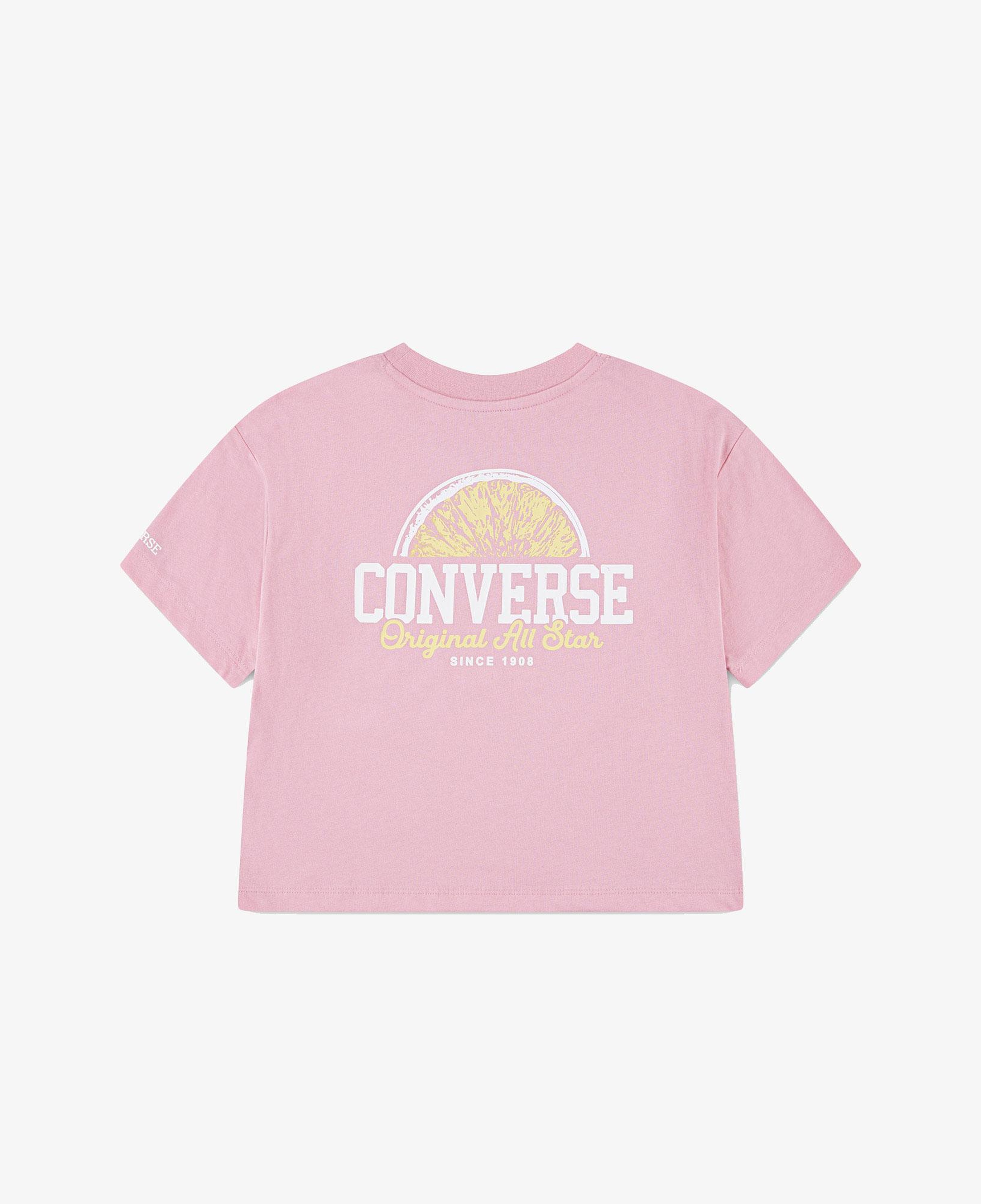 Converse Front Back Fruit Çocuk Siyah T-Shirt