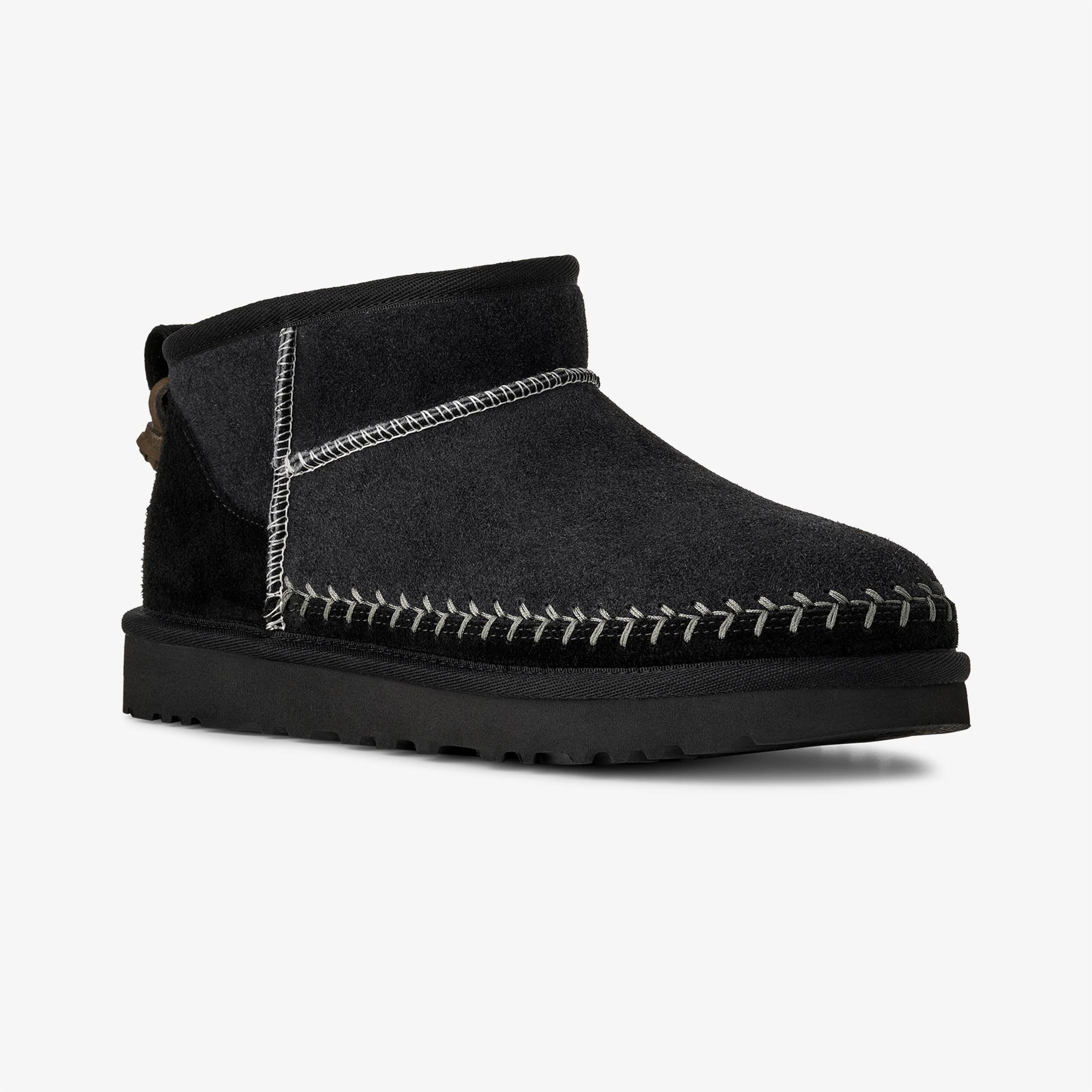 UGG Classic Ultra Mini Biarritz Kadın Siyah Bot