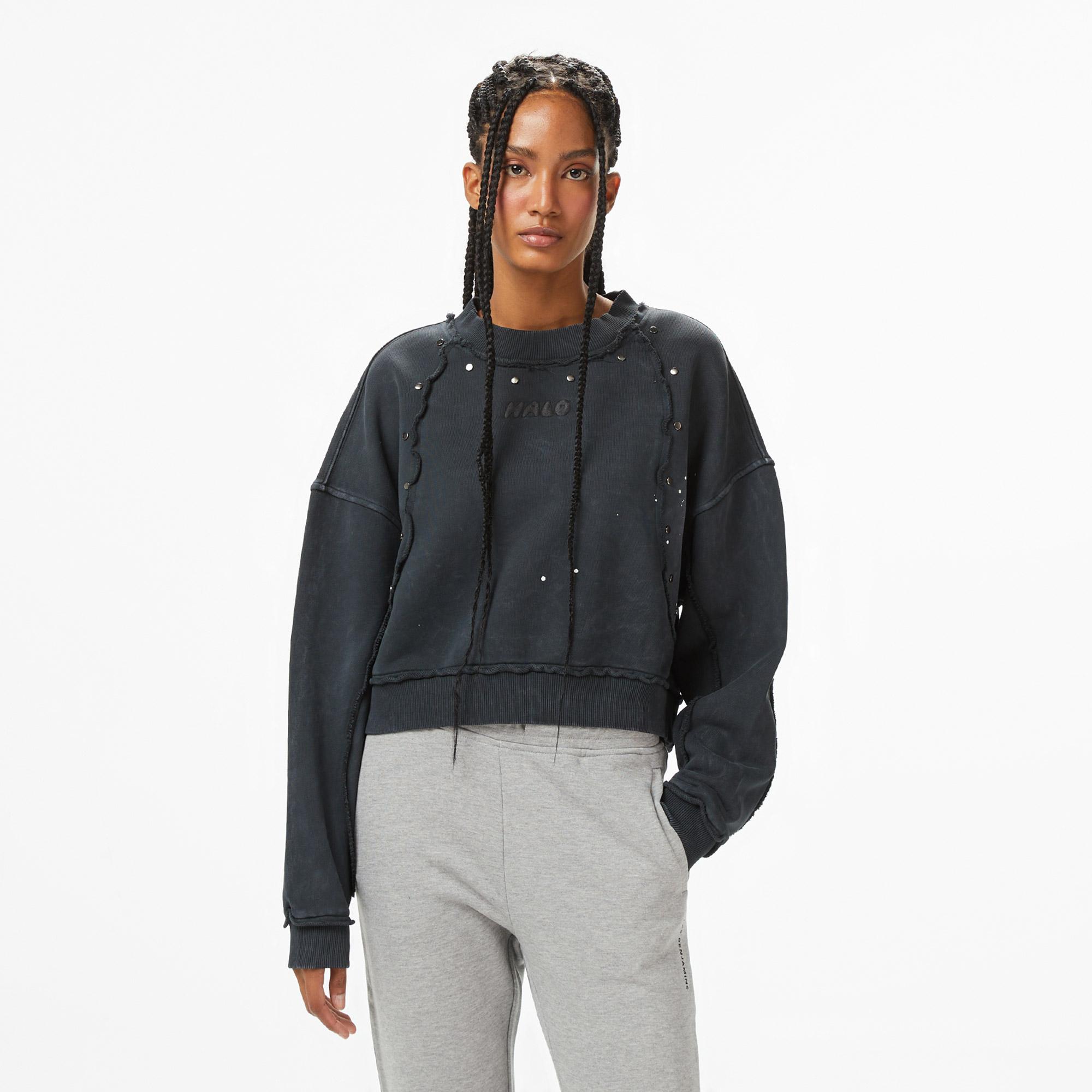 Les Benjamins Essentials 301 Kadın Siyah Sweatshirt