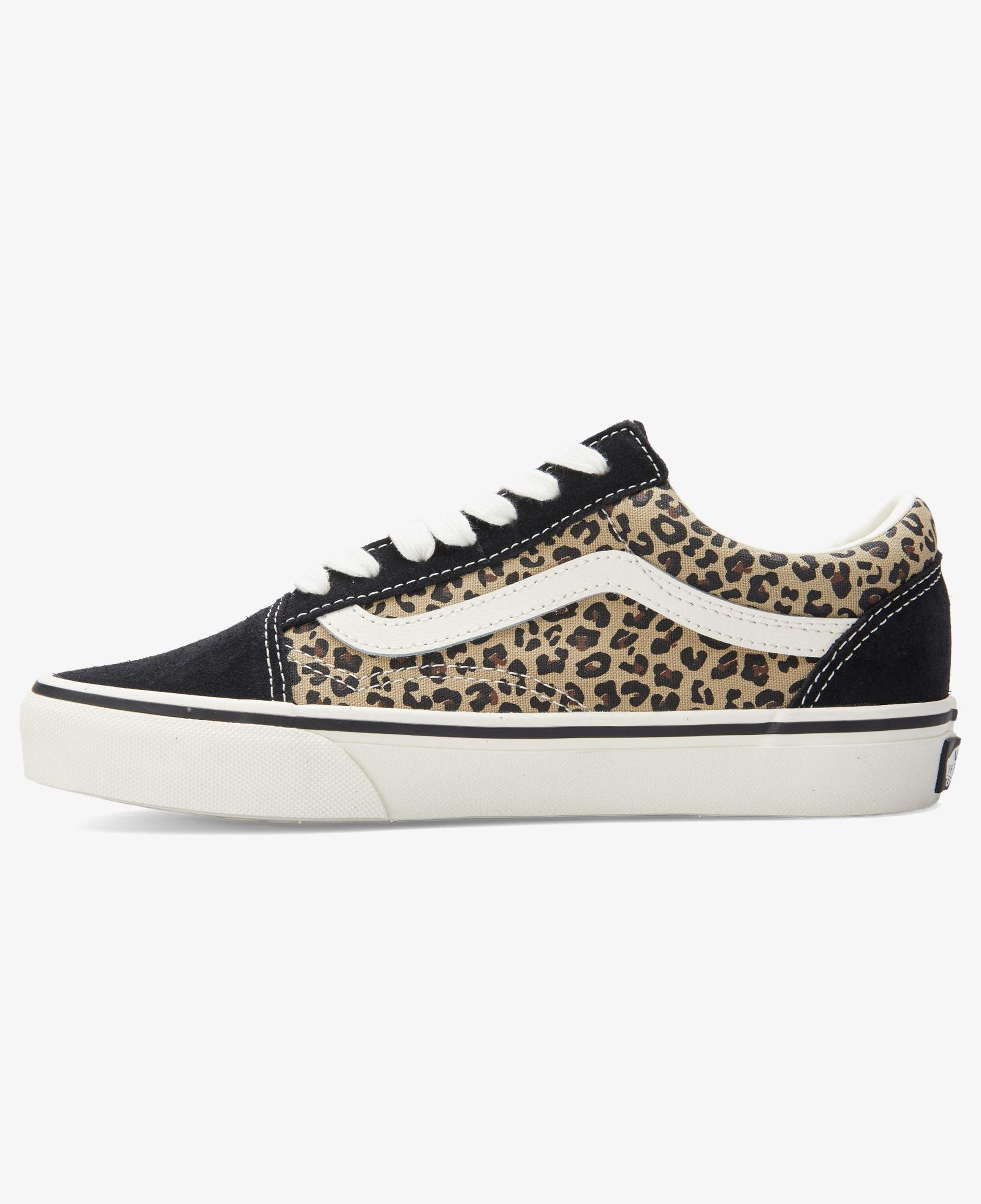 Vans Old Skool Kadın Siyah/Leopar Sneaker