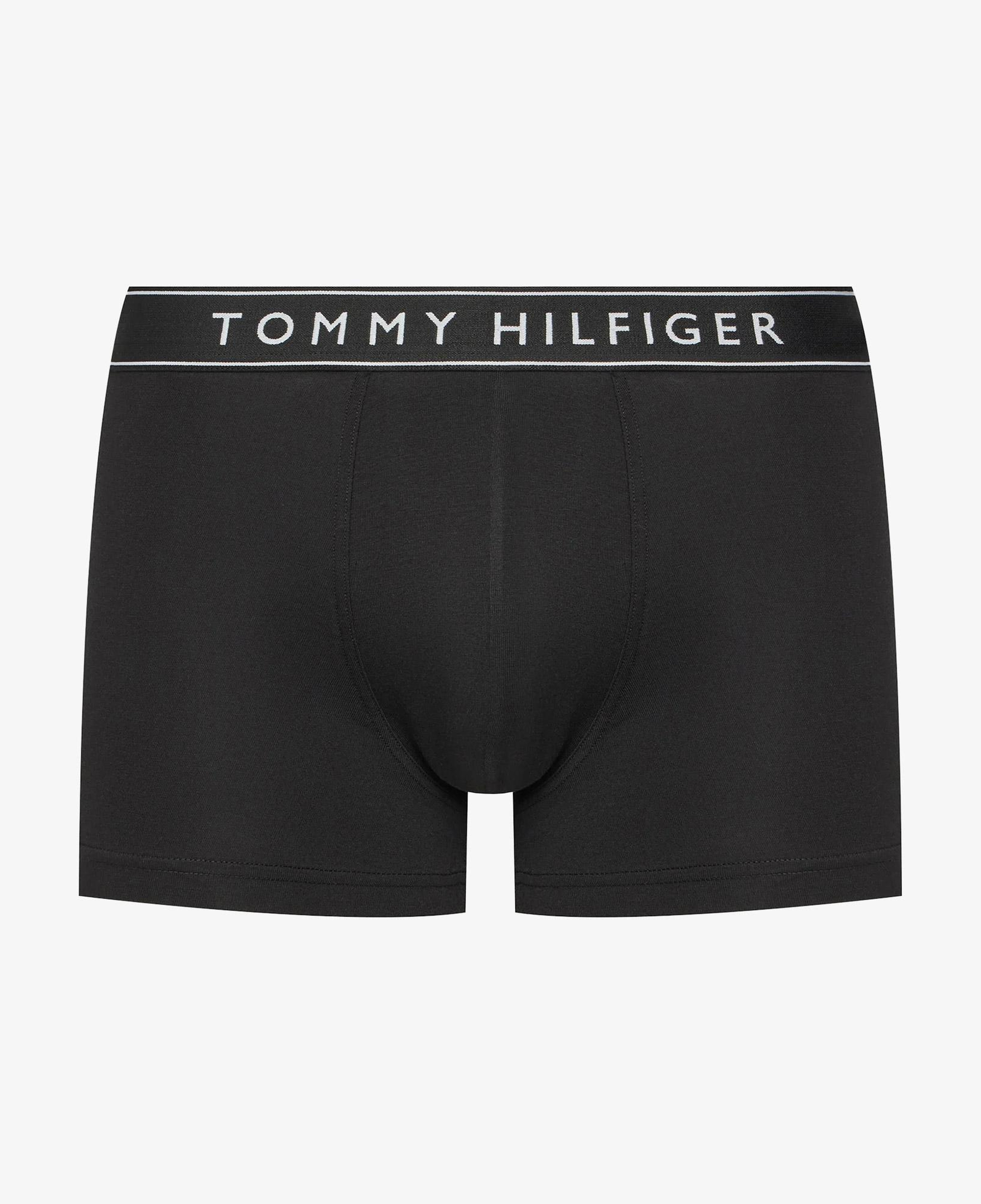 Tommy Hilfiger Bel Lastikli Logolu Erkek Siyah 3'lü Boxer