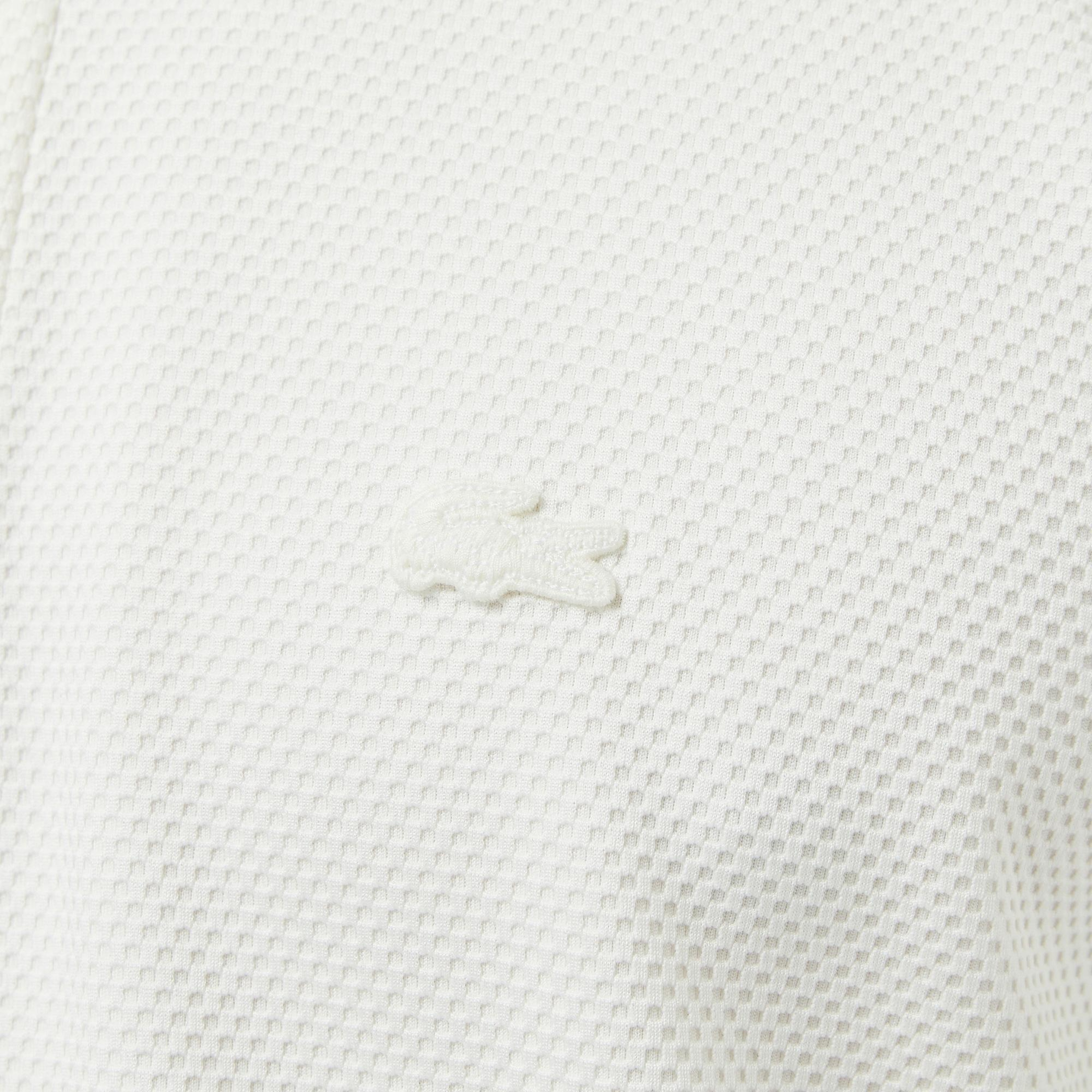 Erkek Oversize Fit Beyaz Polo