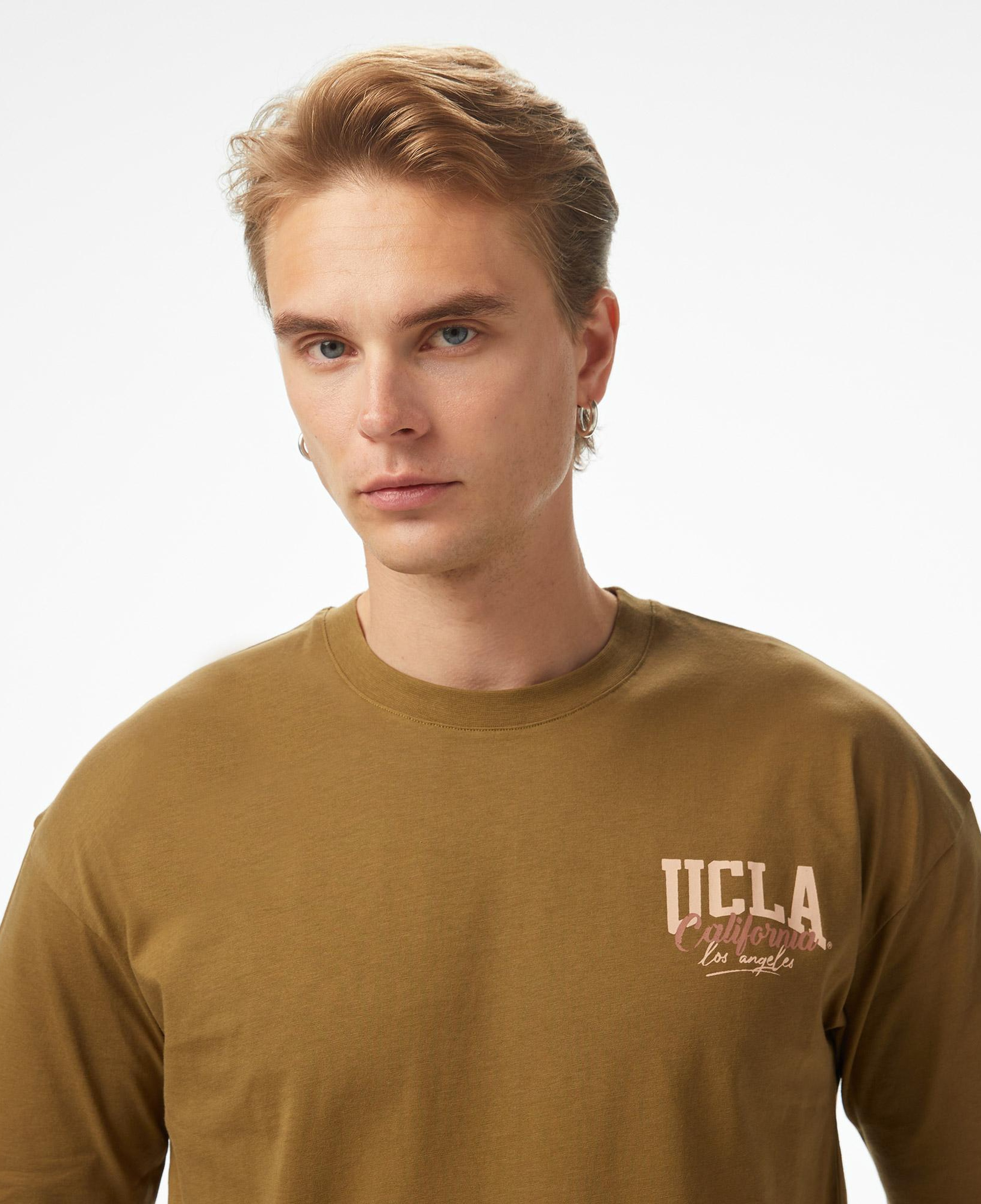 Ucla Aspen Erkek Yeşil Bisiklet Yaka T-Shirt