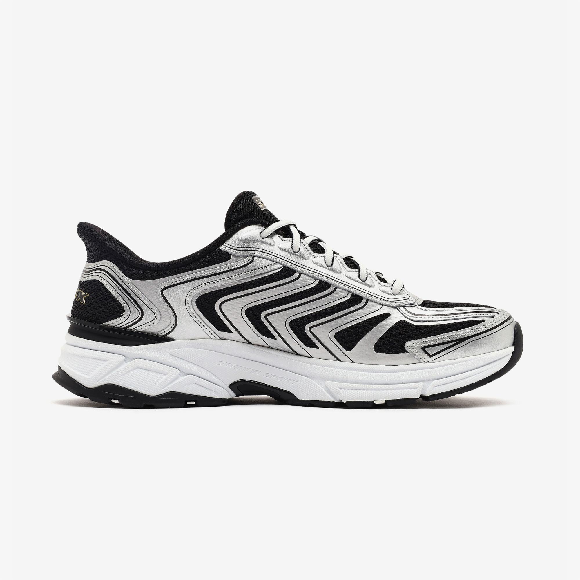 Skechers Slip Ins Stamina Sport Erkek Gri Spor Ayakkabı