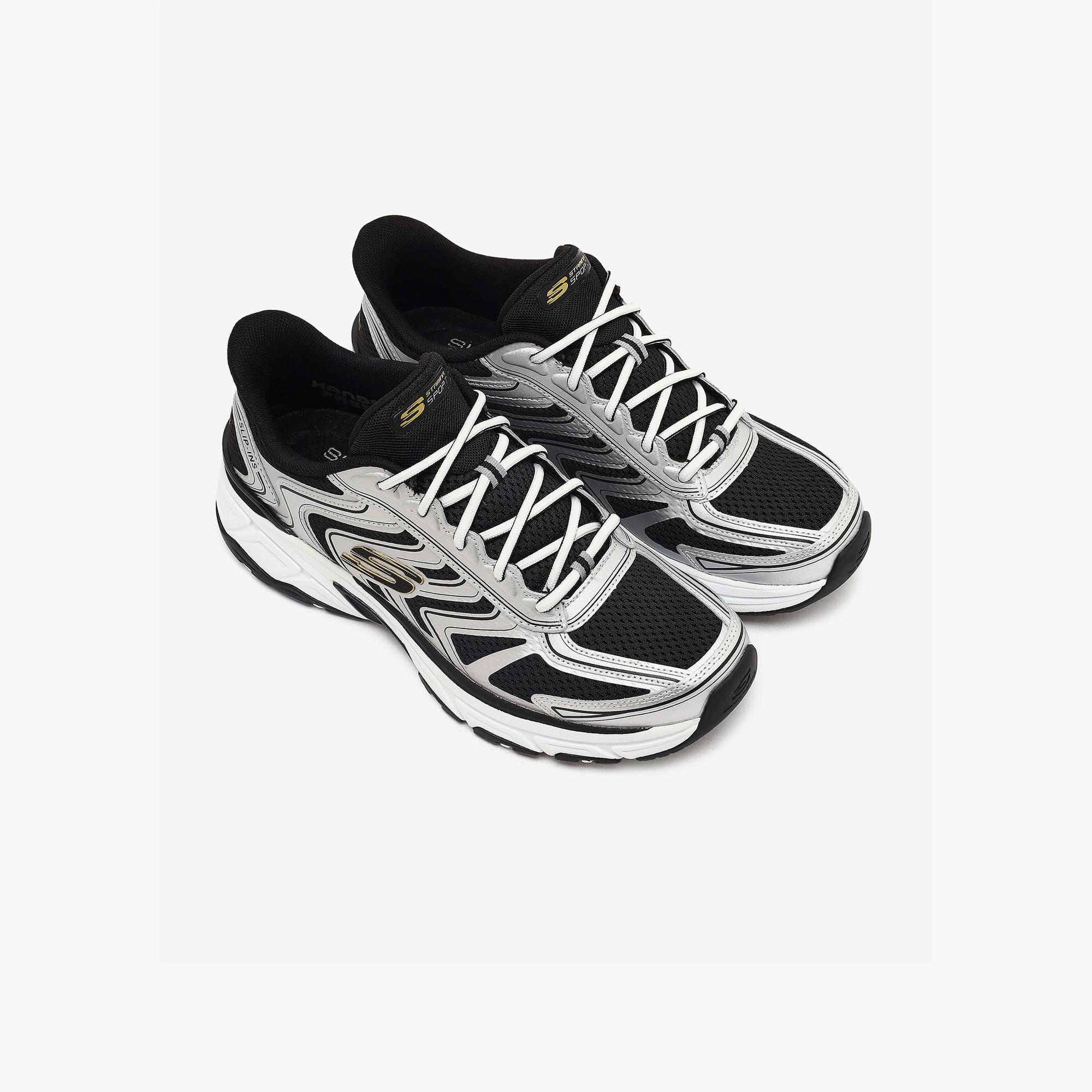 Skechers Slip Ins Stamina Sport Erkek Gri Spor Ayakkabı