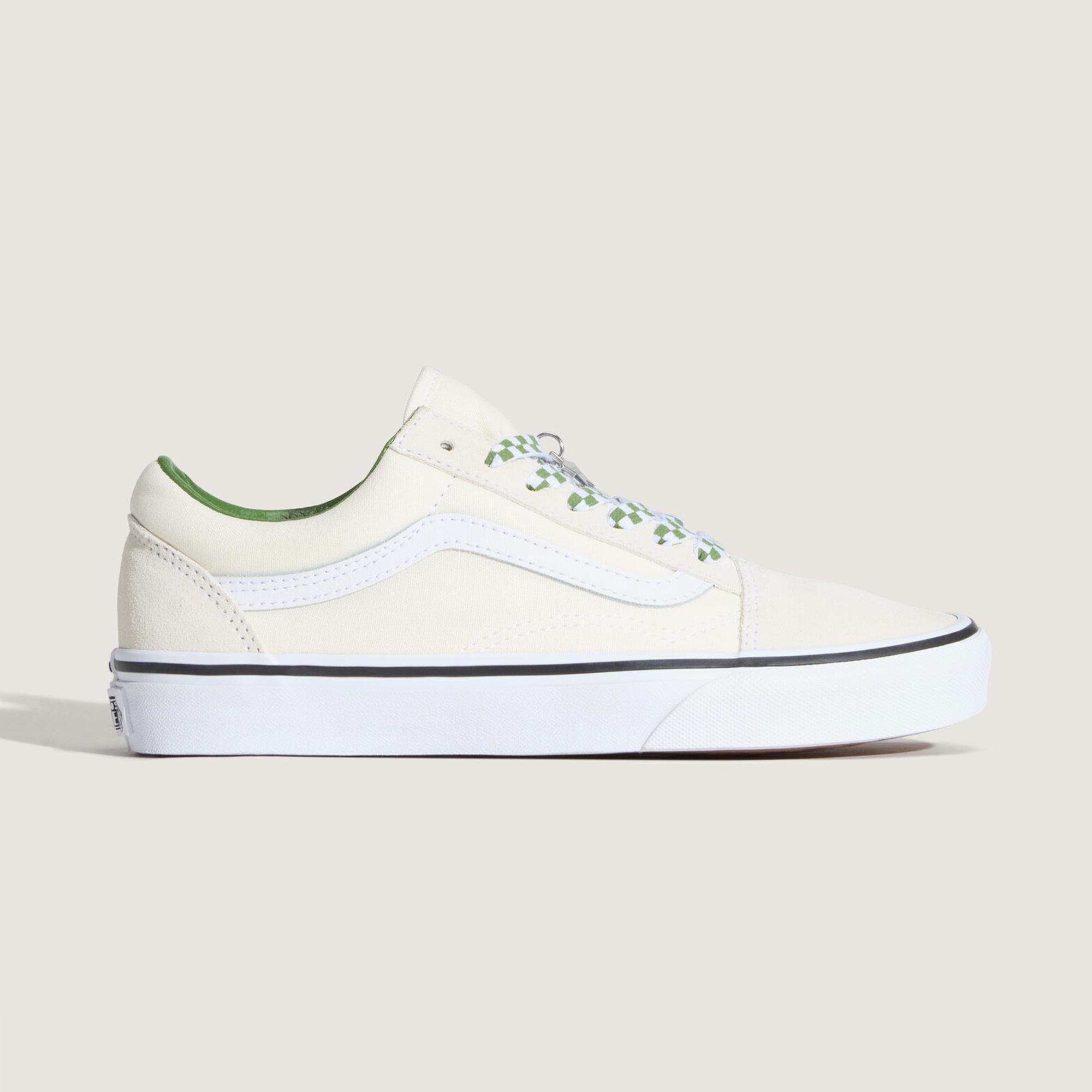Vans Old Skool Kadın Yeşil/Beyaz Spor Ayakkabı