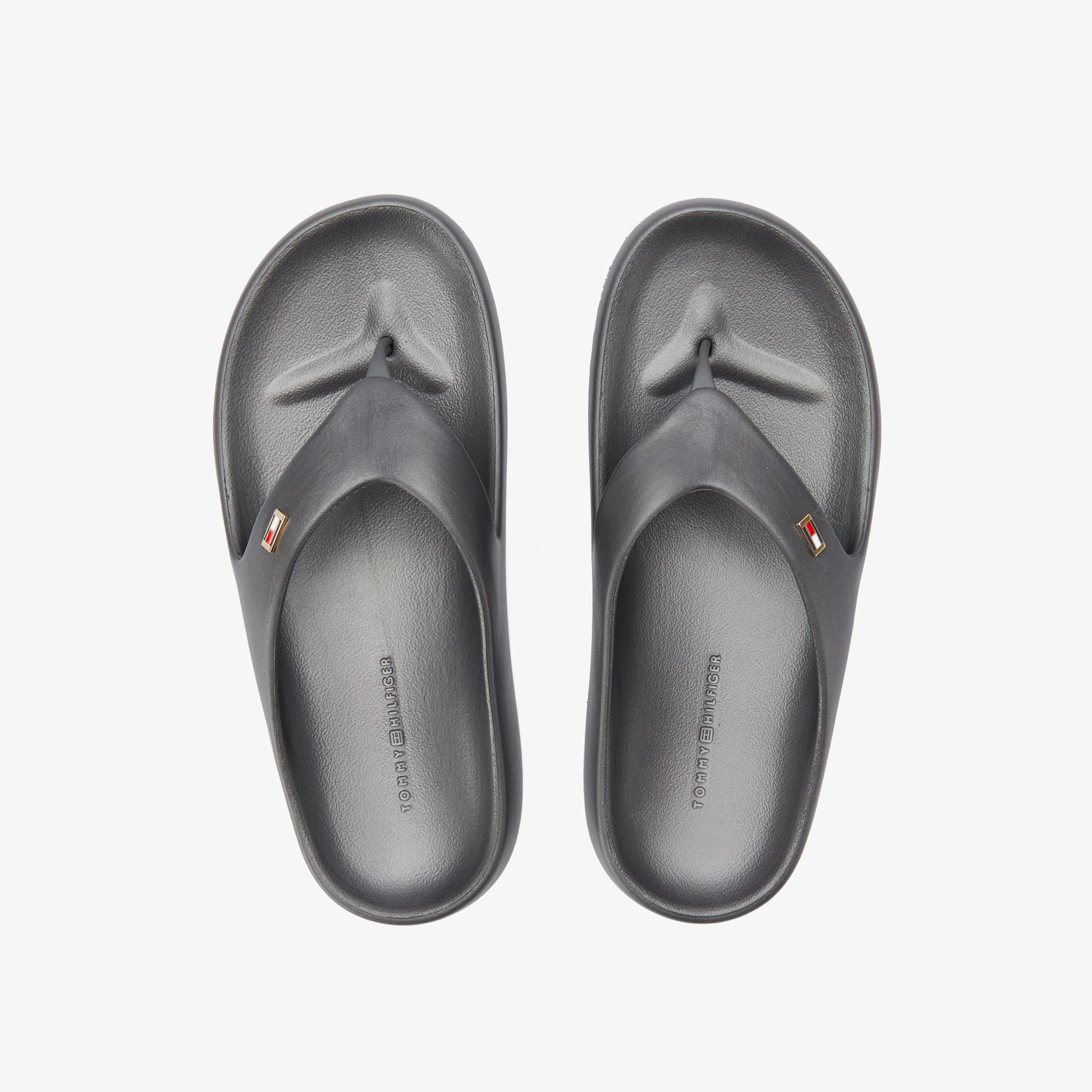 Tommy Hilfiger Comfort Kadın Gri Terlik