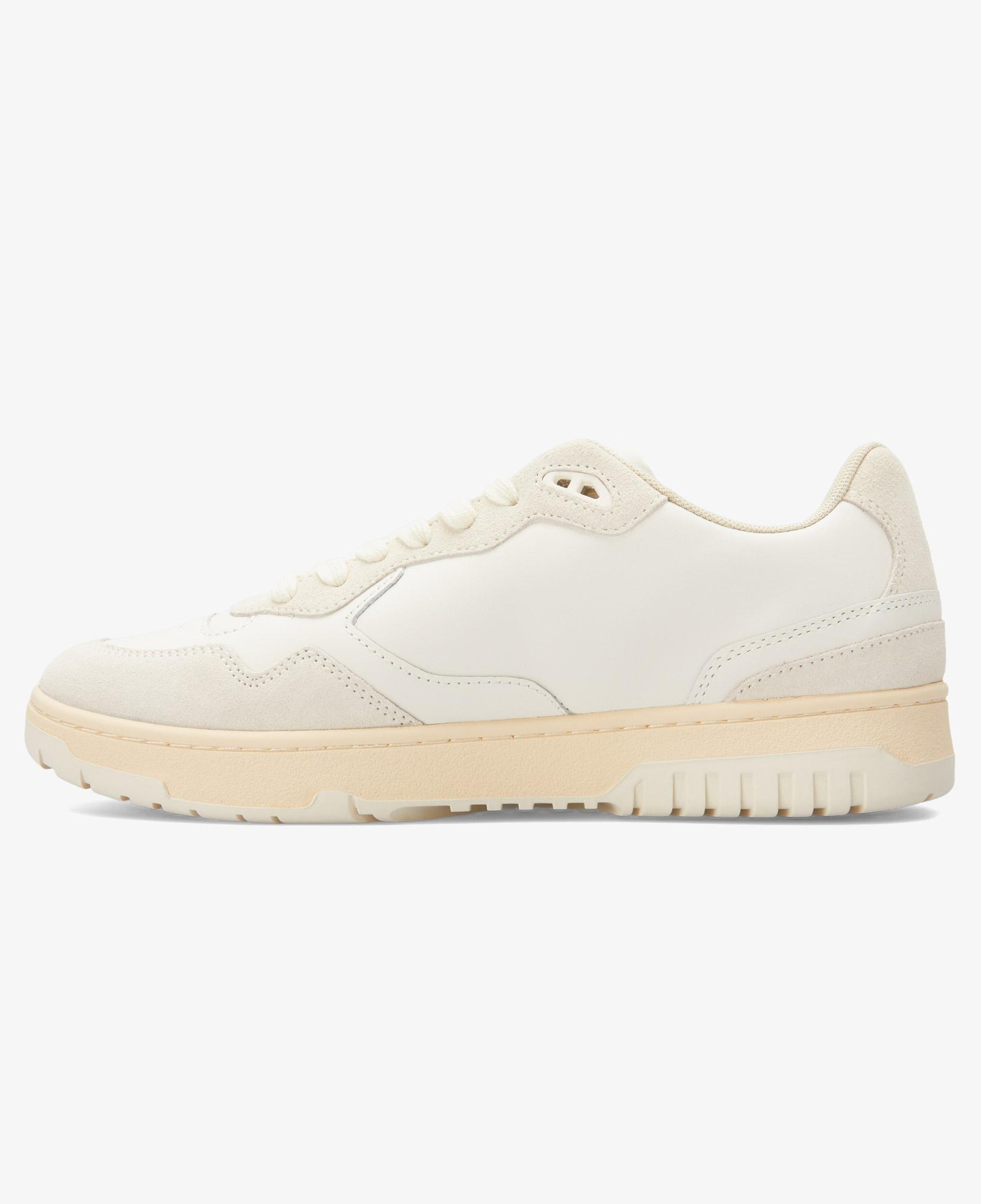 Tommy Jeans Leather Logo Basketball Erkek Beyaz Sneaker