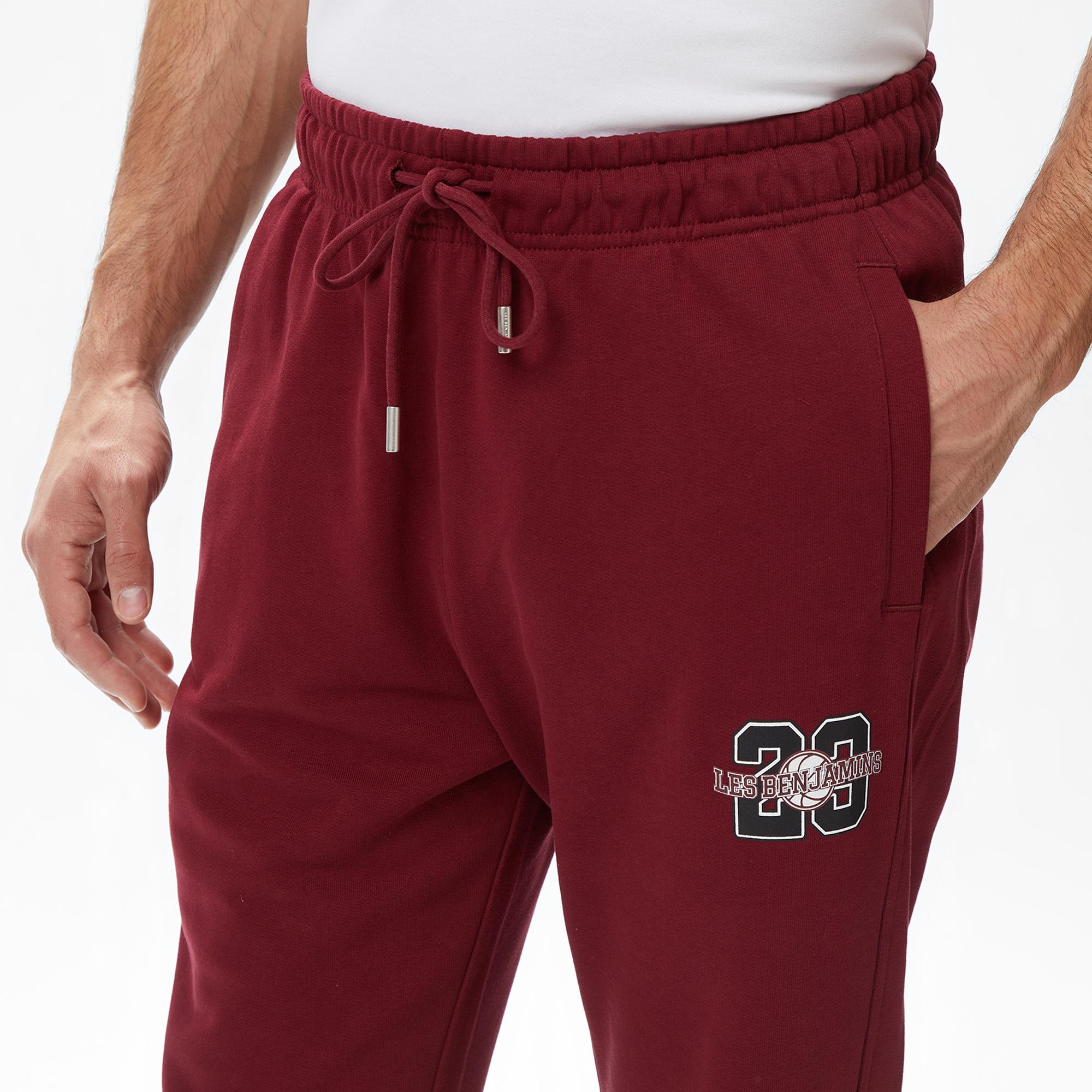 Les Benjamins Essentials 704 Erkek Bordo Eşofman Altı
