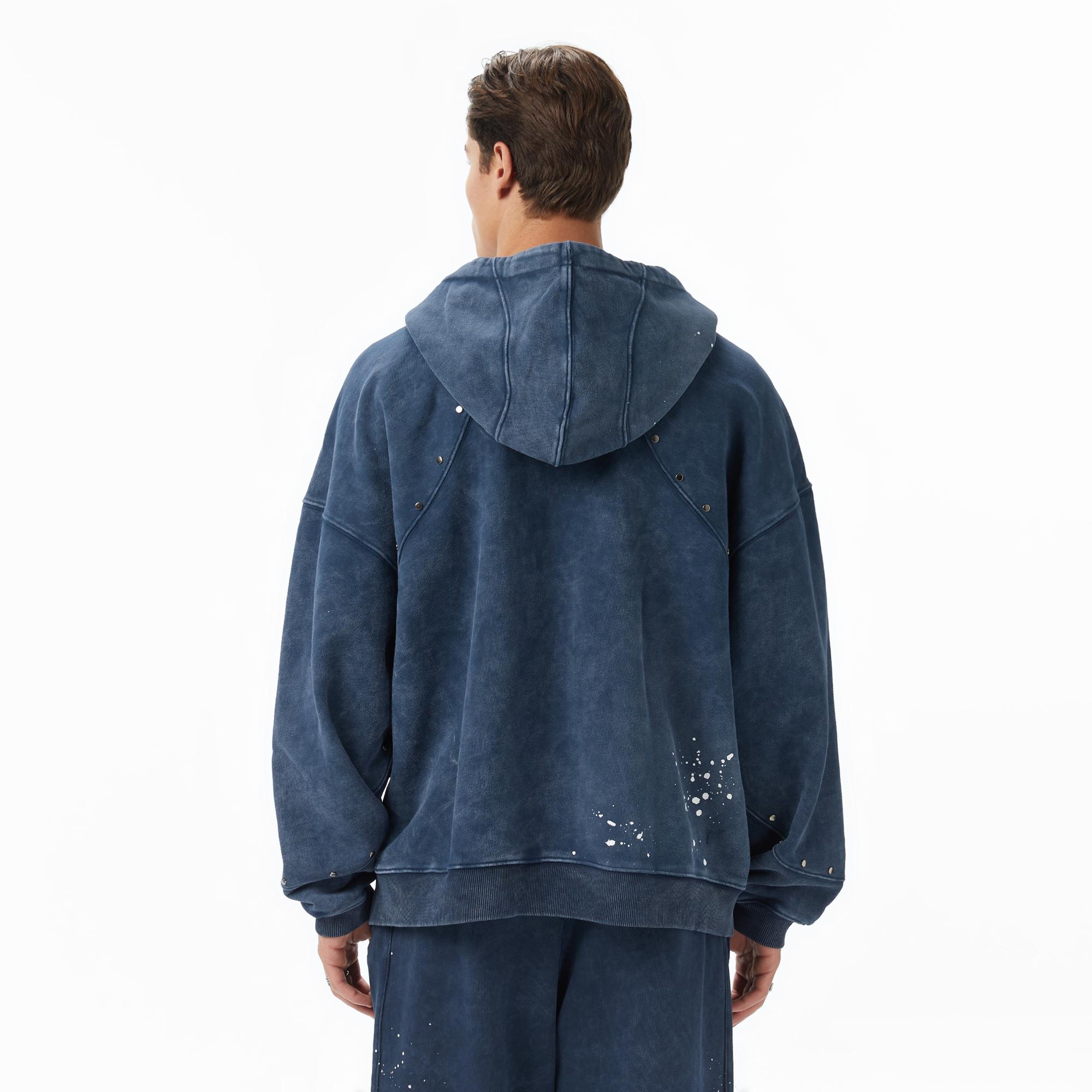 Les Benjamins Essentials 302 Erkek Mavi Sweatshirt