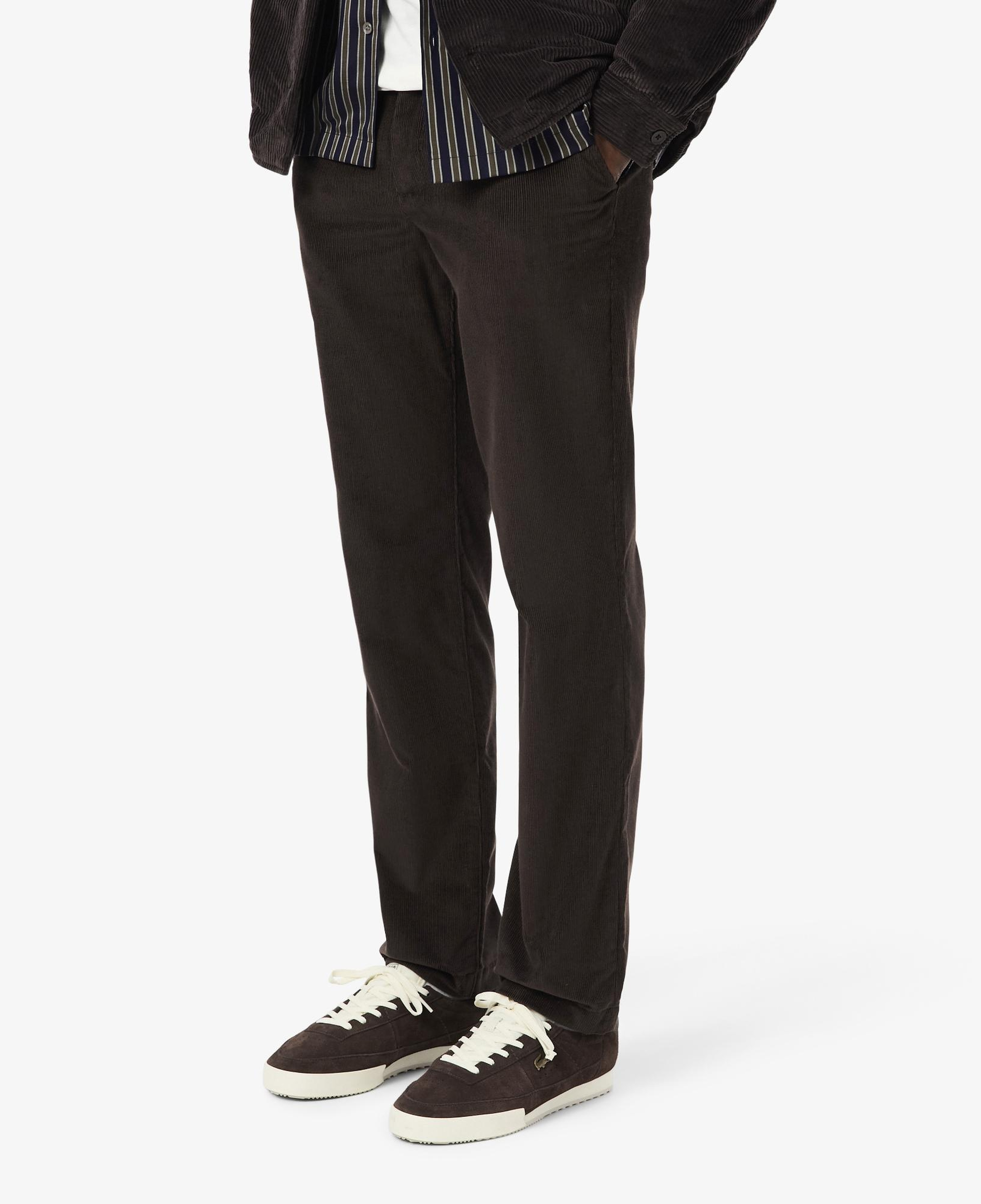 Erkek Regular Fit Chino Kahverengi Pantolon