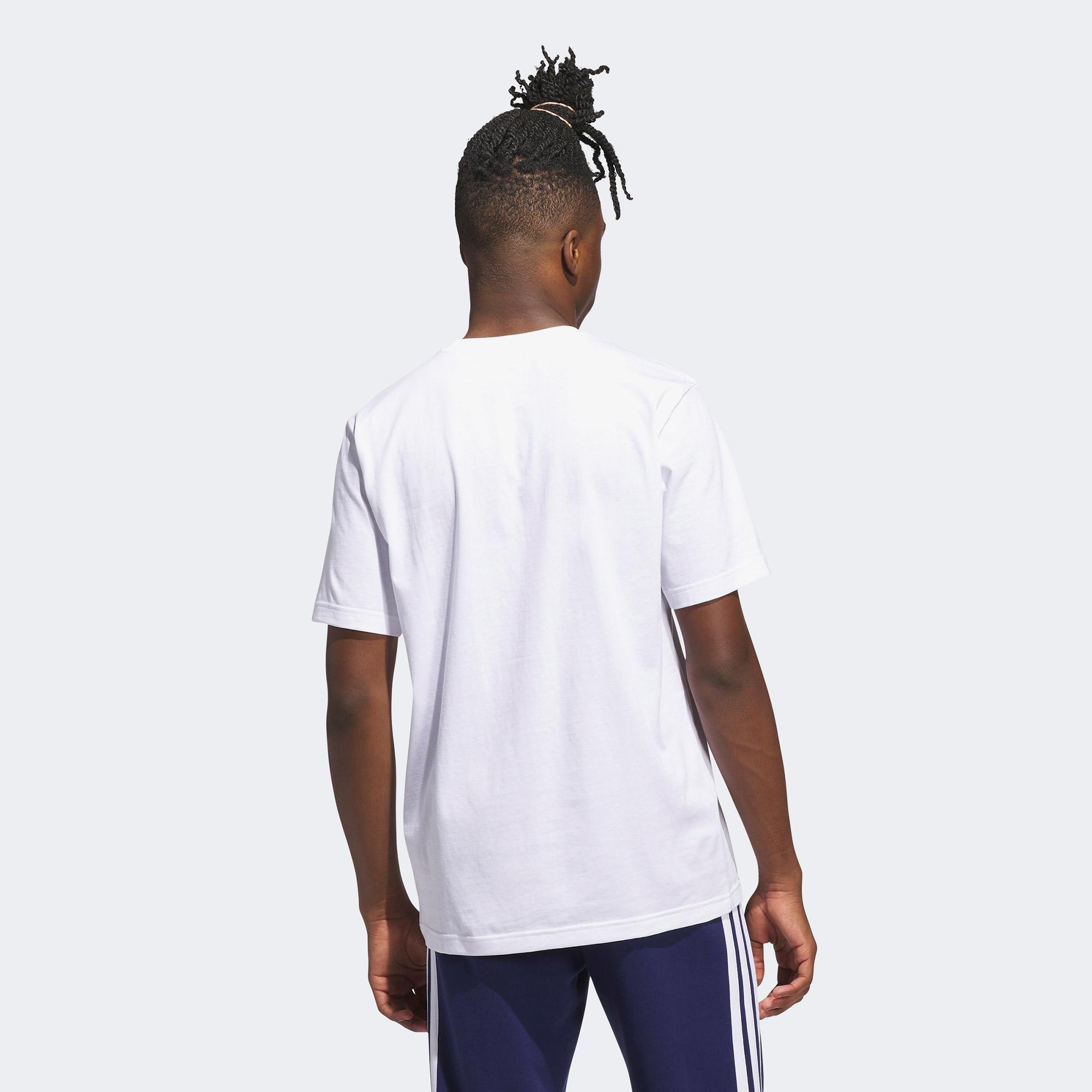 adidas M Hldy Gftbox T Erkek Beyaz T-Shirt