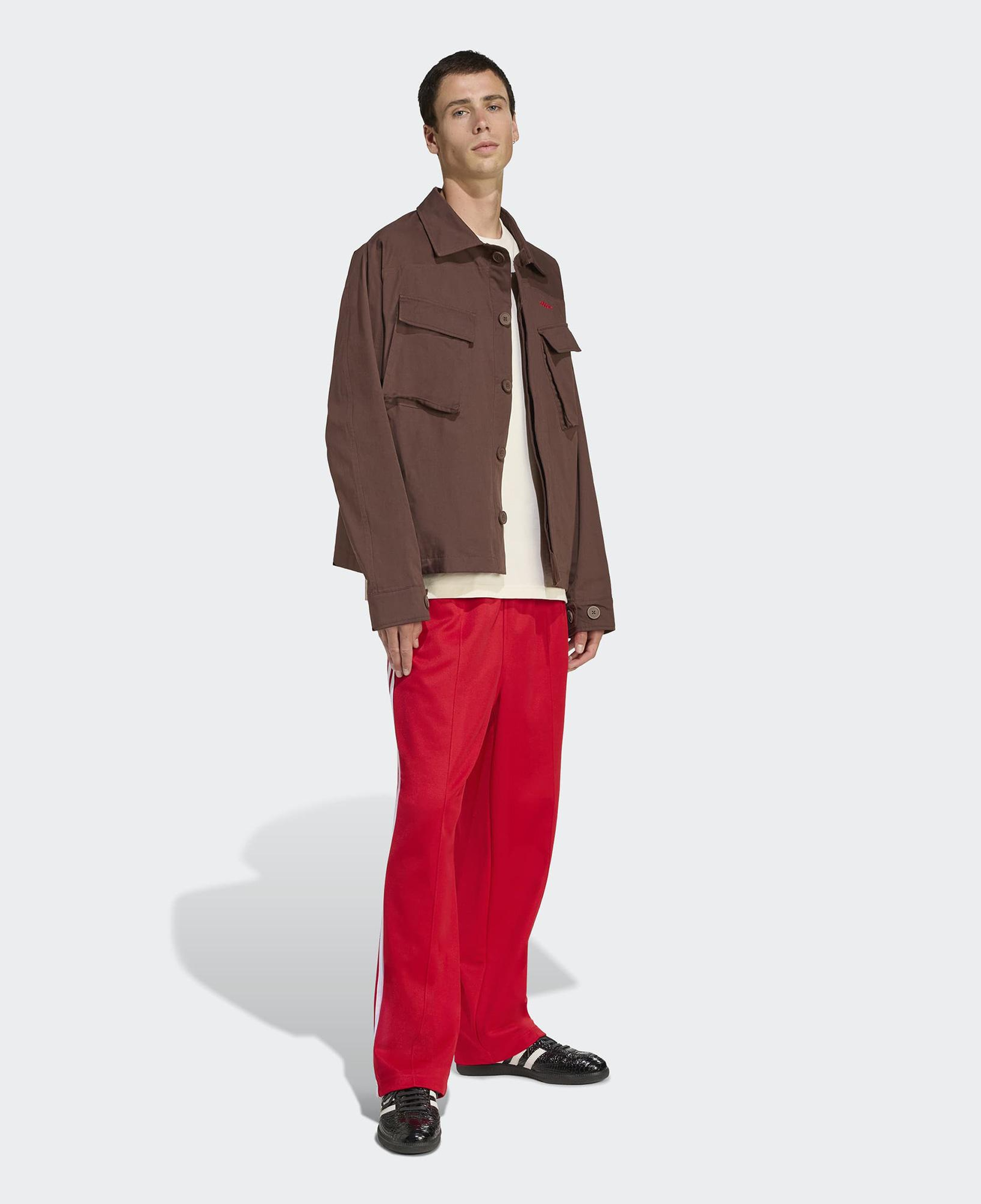 adidas Regular Fit Erkek Bordo Ceket