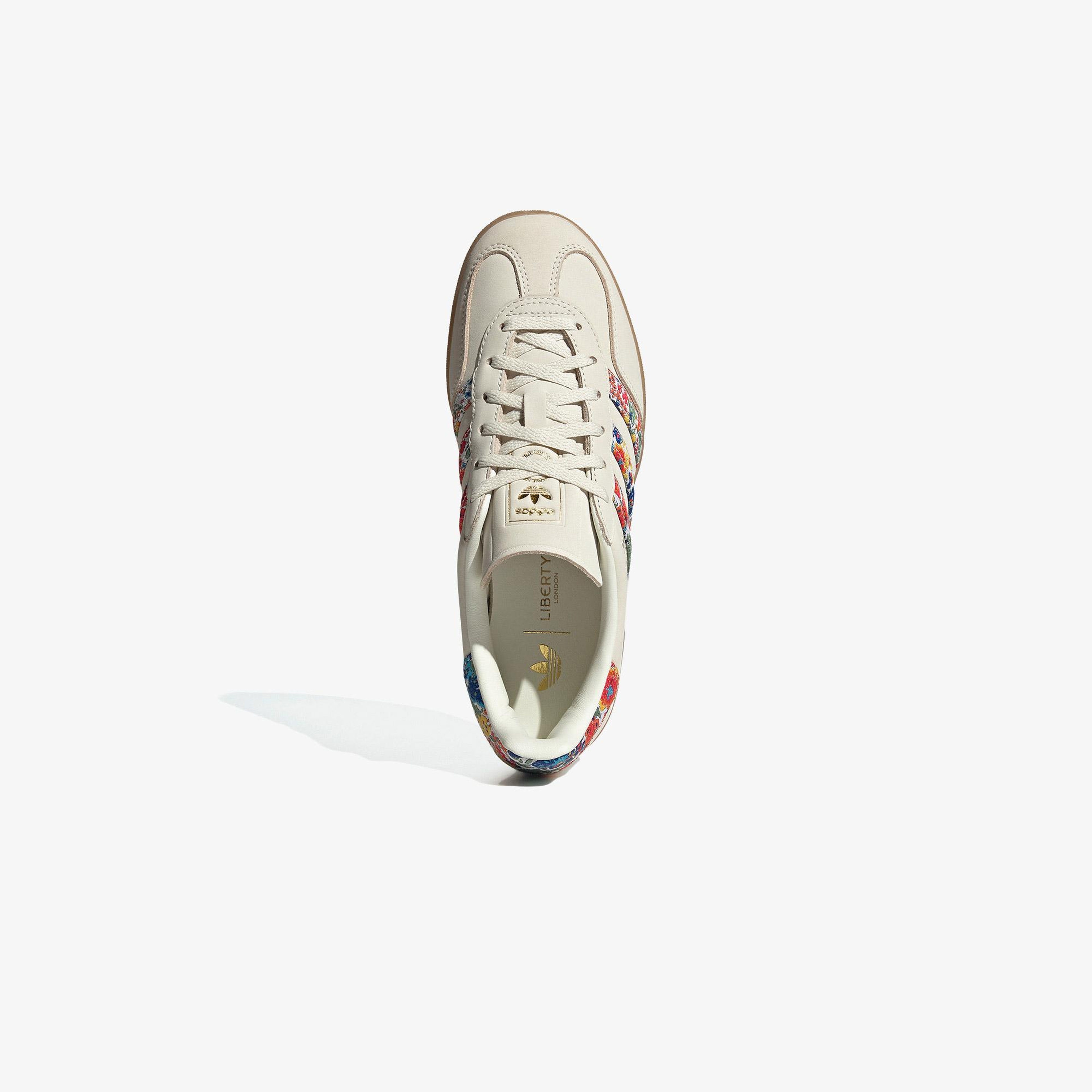 adidas Gazelle Indoor X Liberty London Kadın Krem Spor Ayakkabı