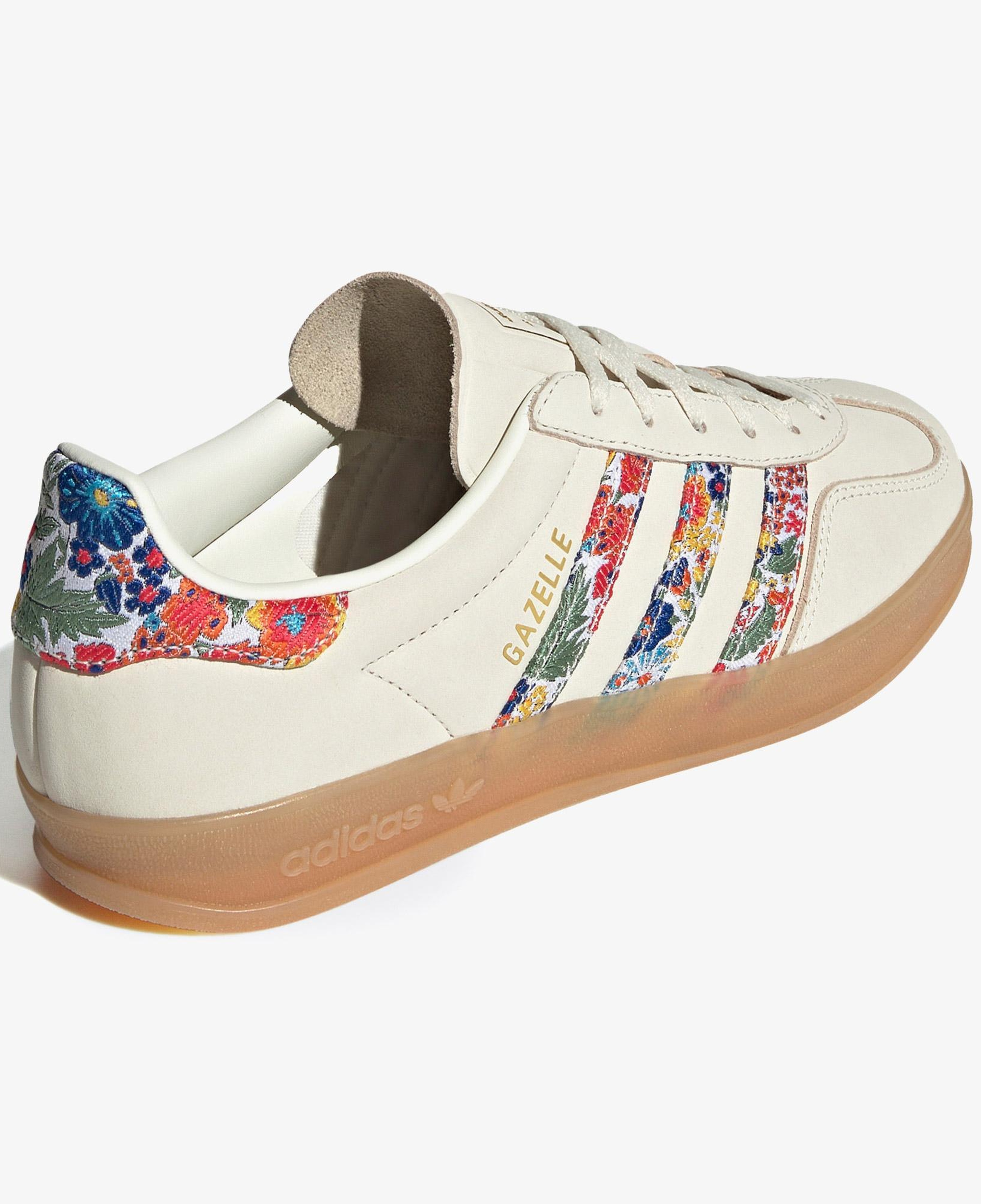adidas Gazelle Indoor X Liberty London Kadın Krem Spor Ayakkabı