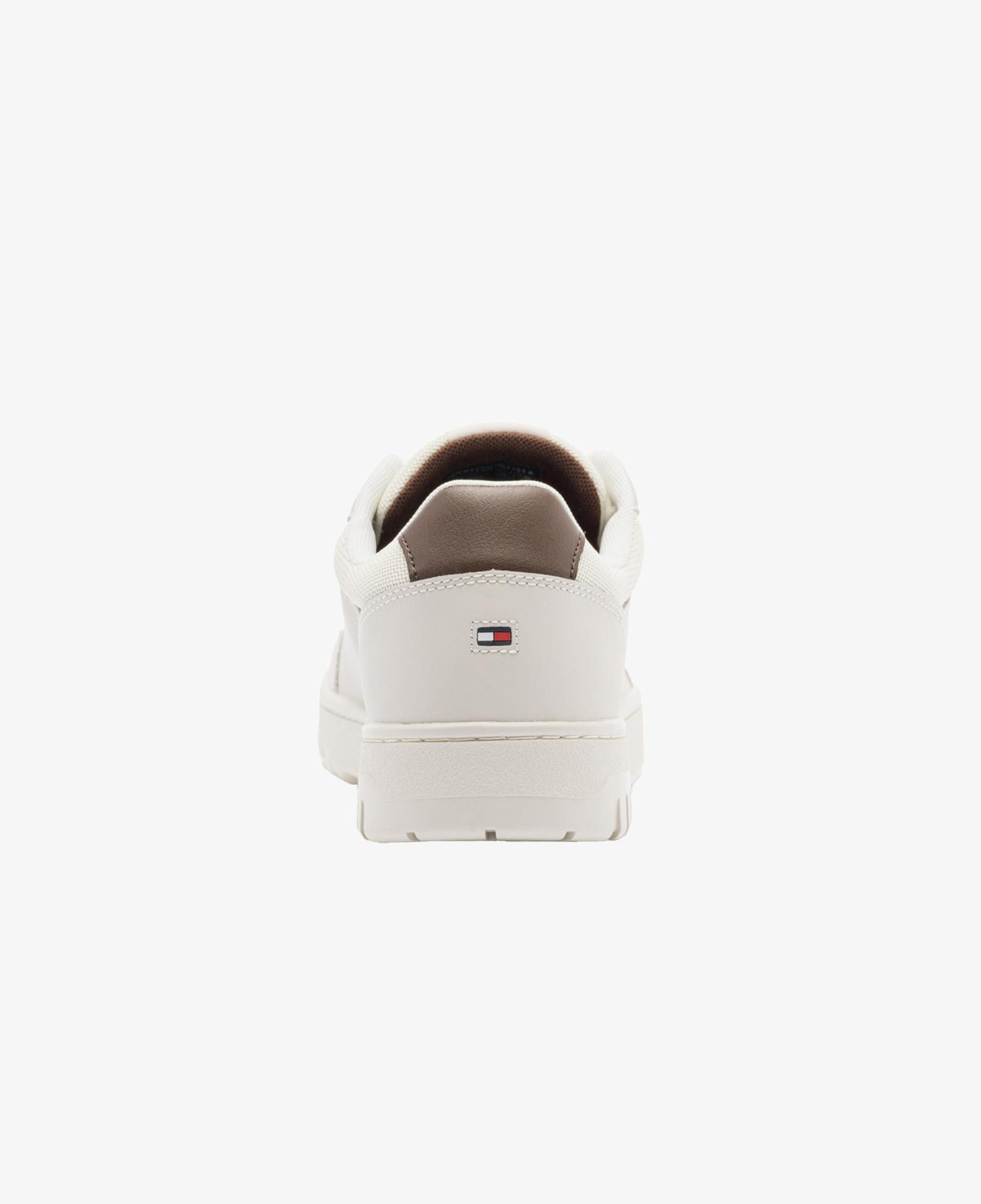 Tommy Hilfiger Deri Logolu Erkek Bej Spor Ayakkabı