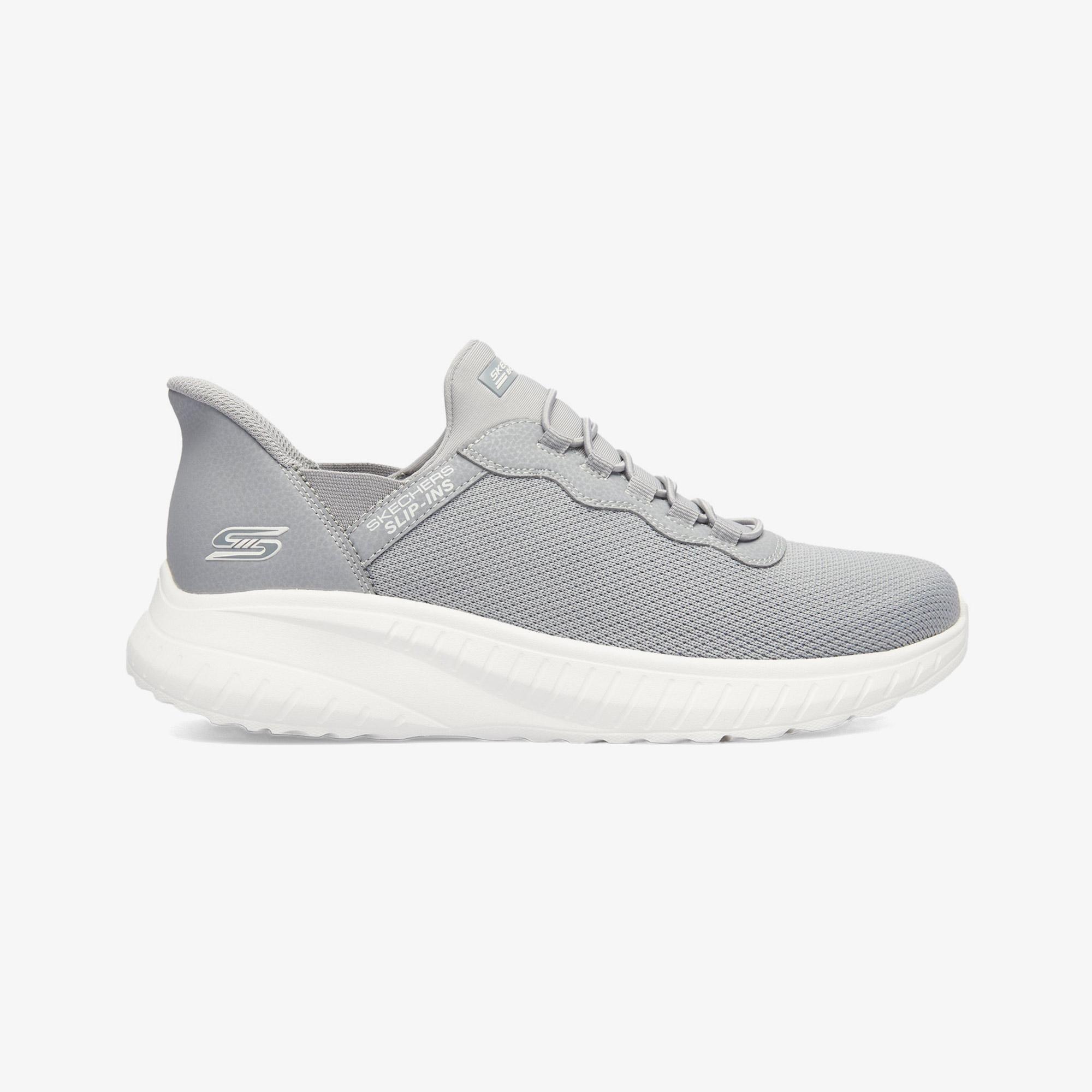 Skechers Bob Squad Daily Erkek Gri Spor Ayakkabı