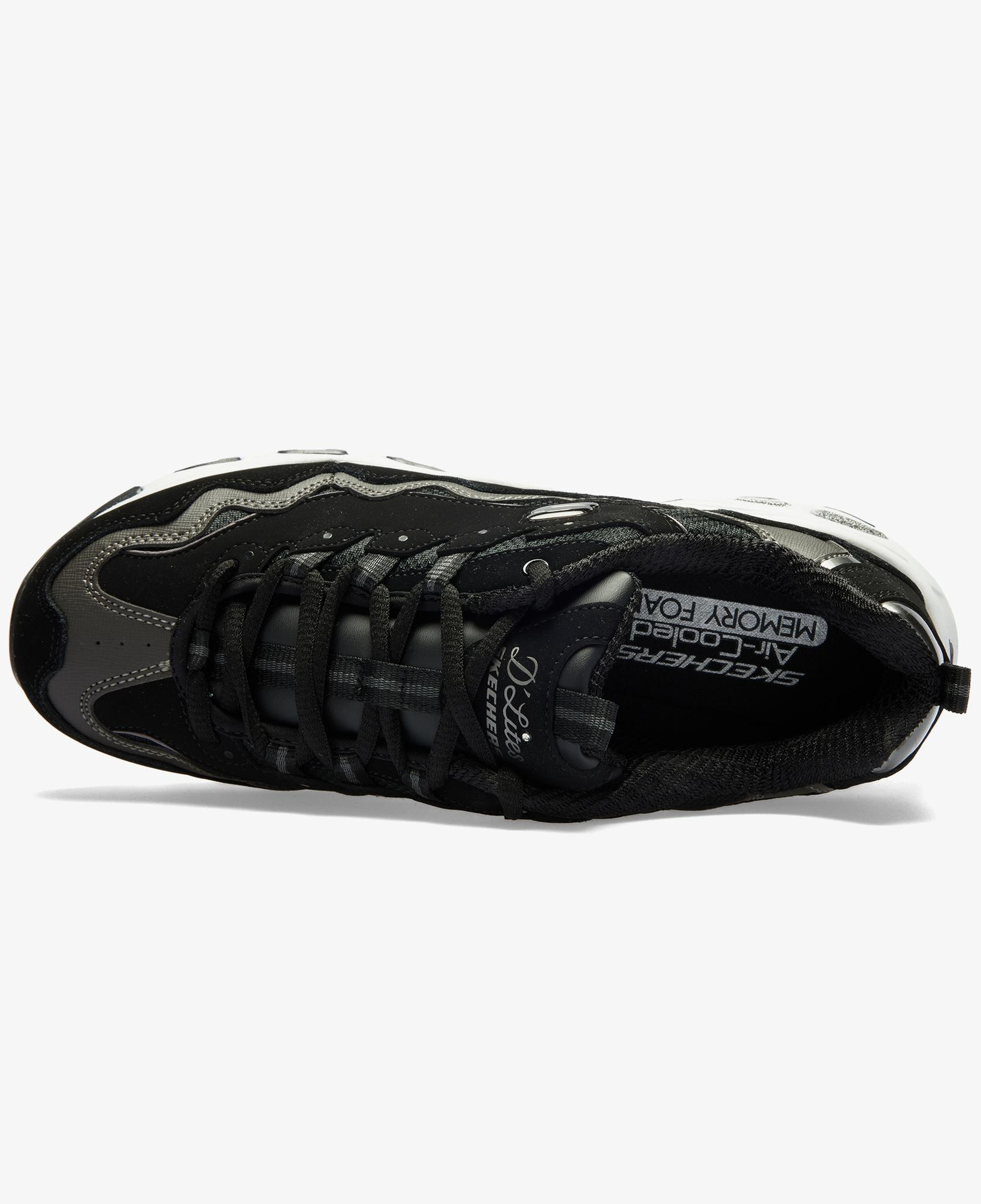 Skechers D'Lites Kadın Siyah/Beyaz Spor Ayakkabı