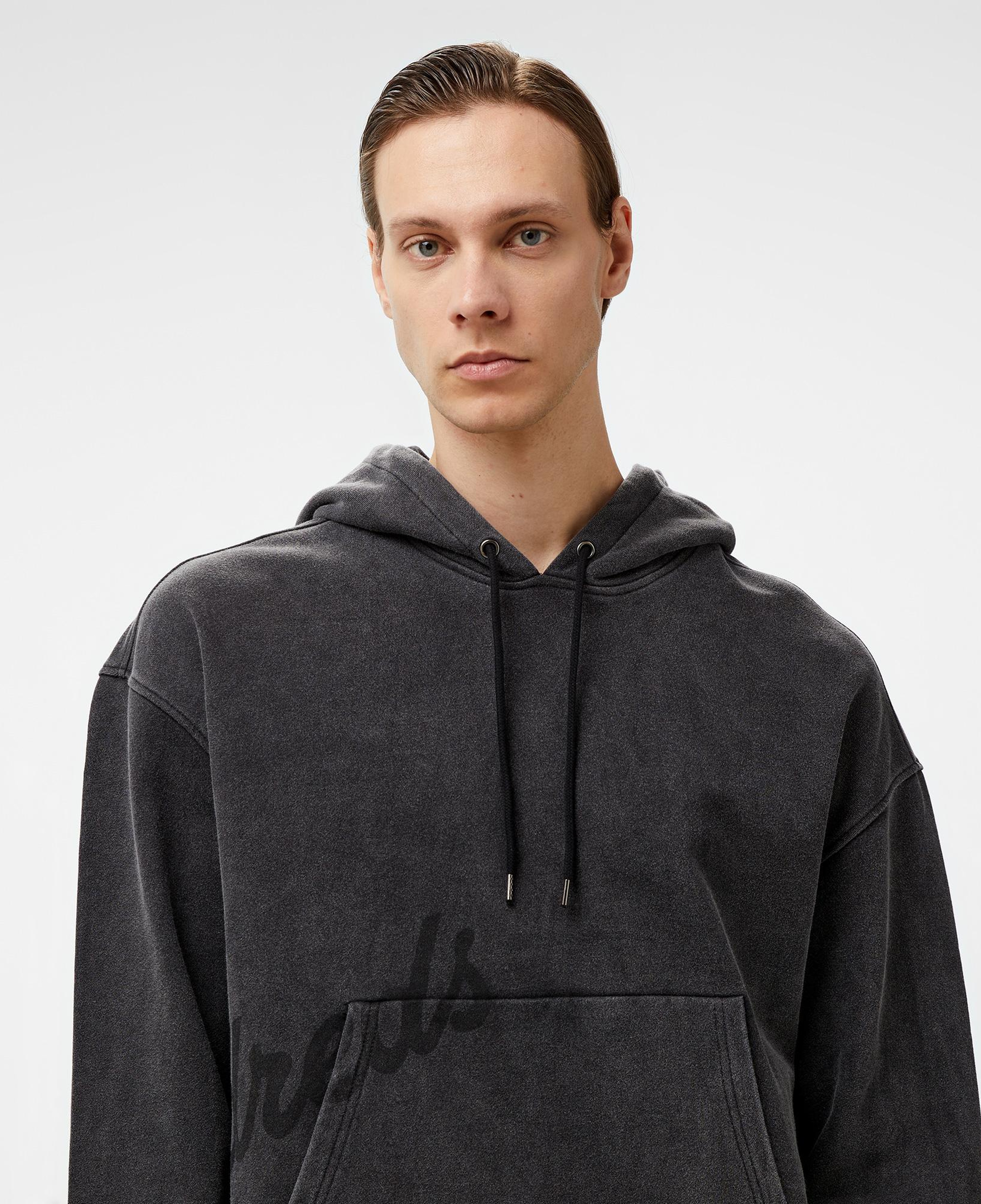 The Hundreds Washed Slant Pullover Erkek Siyah Sweatshirt