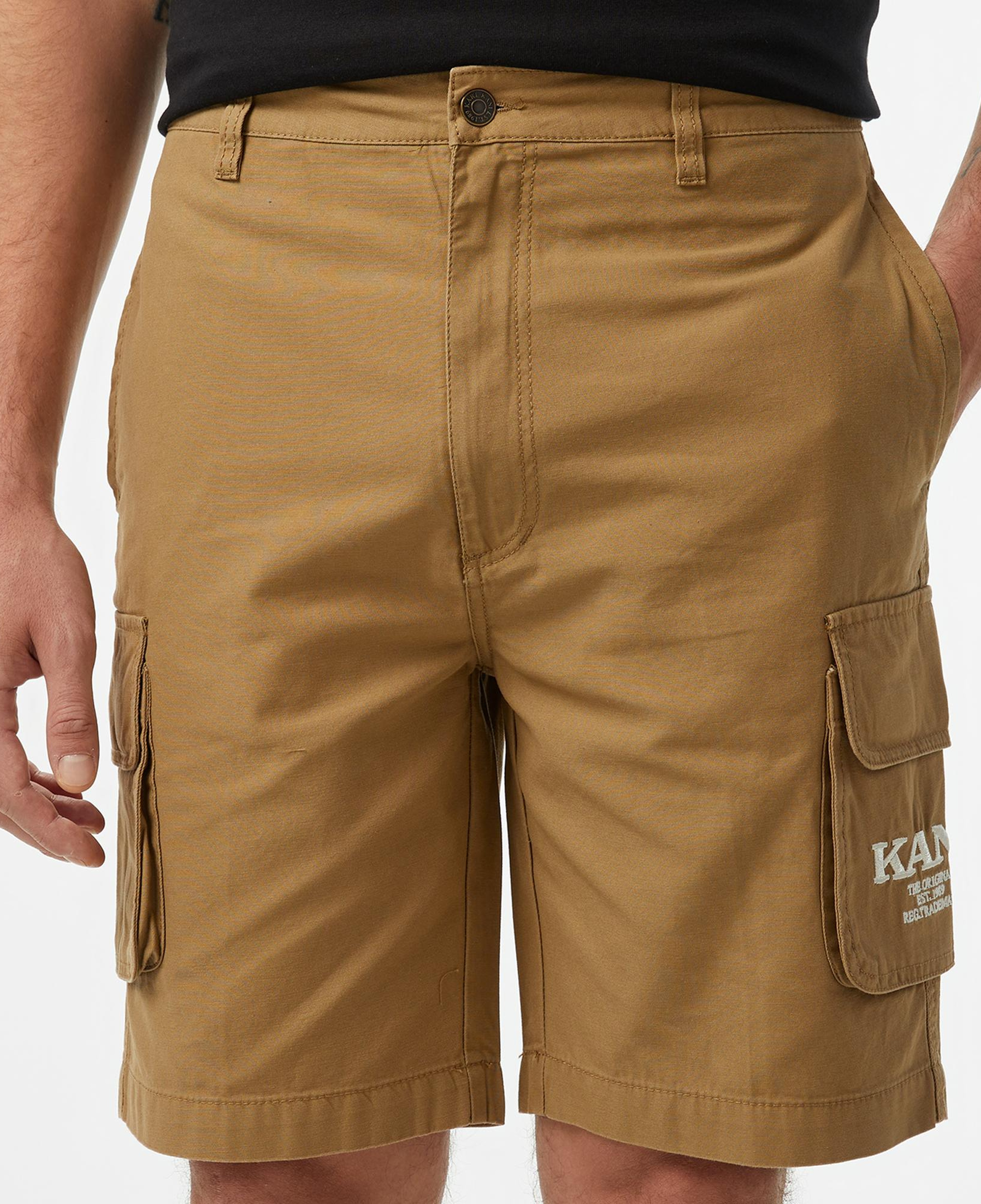Karl Kani Retro Washed Cargo Erkek Siyah Şort