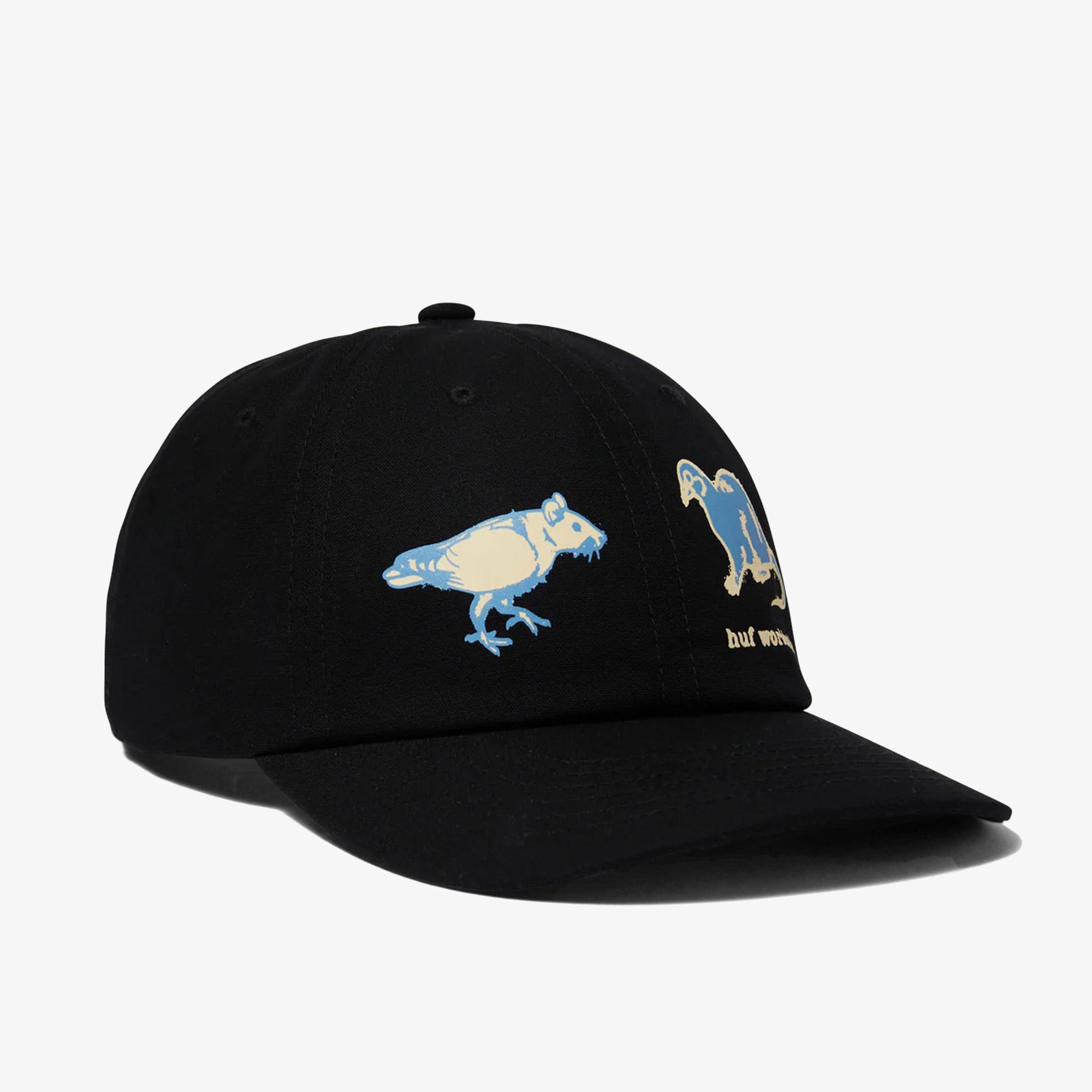 Huf Rigeon Snapback Erkek Siyah Şapka
