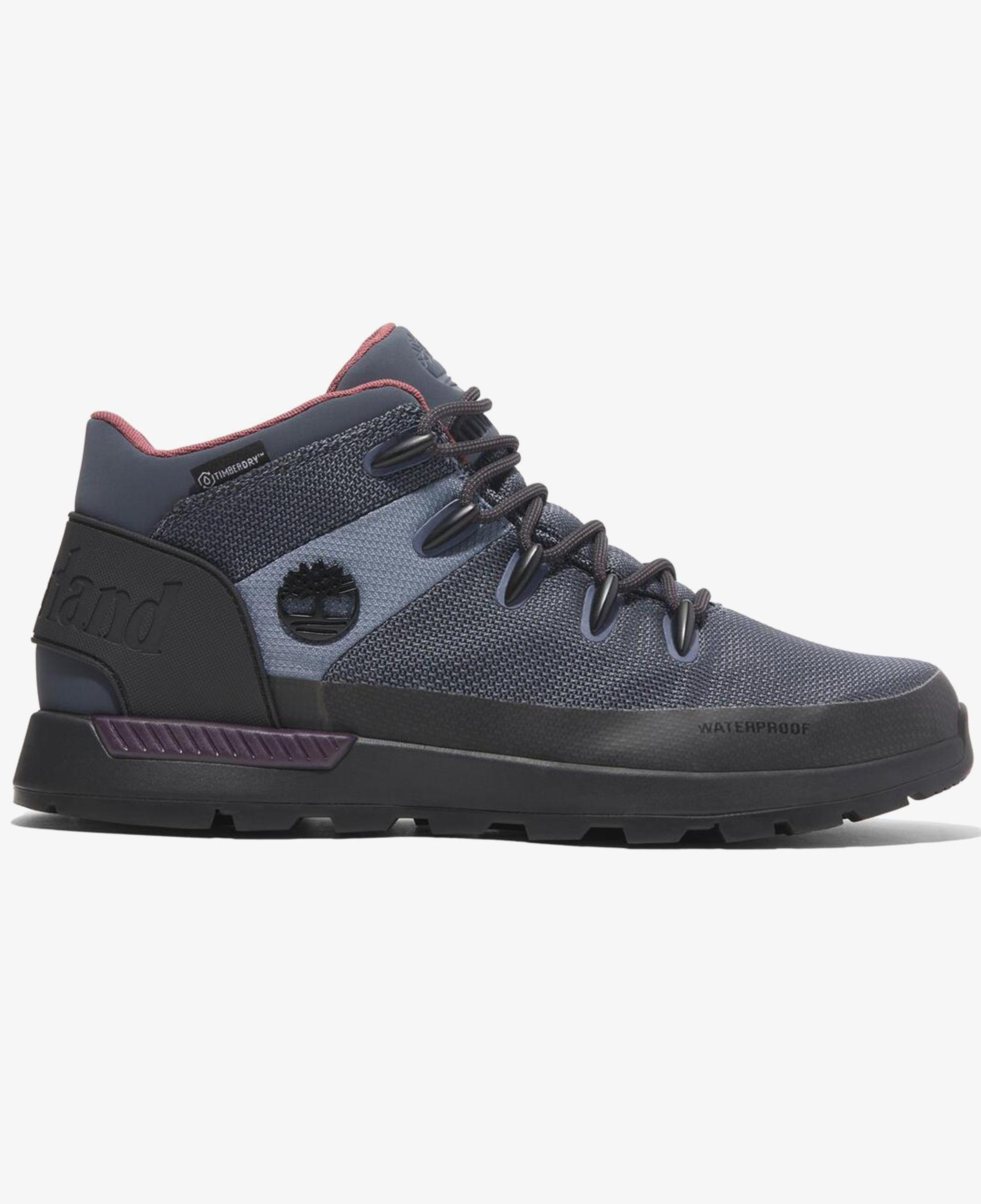 Timberland Sprint Trekker Mid Lace Up Waterproof Erkek Mavi Outdoor Ayakkabı