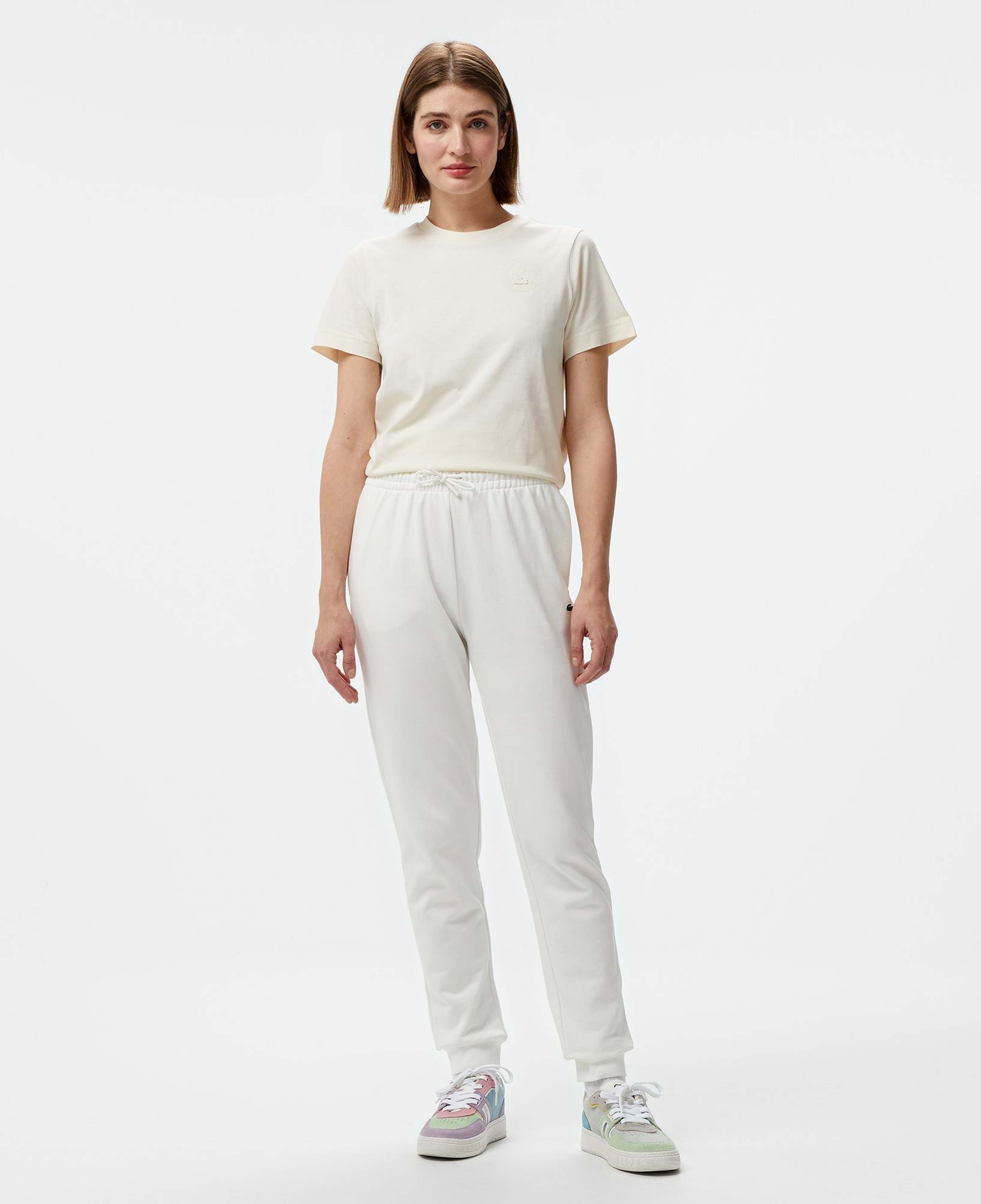 Lacoste Classic Straight Fit Kadın Beyaz Eşofman Altı