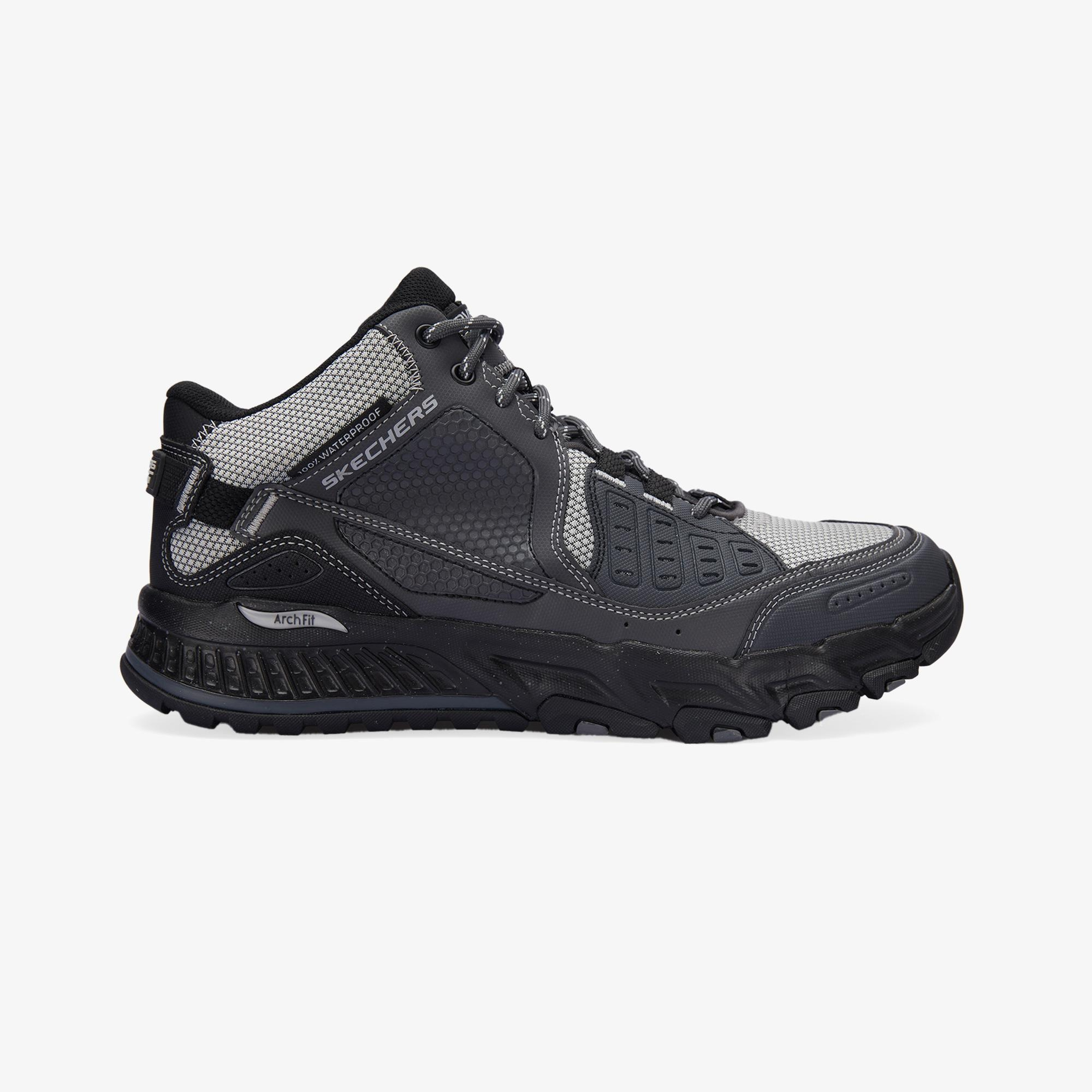 Skechers Arch Fit Escape Plan Erkek Gri Spor Ayakkabı