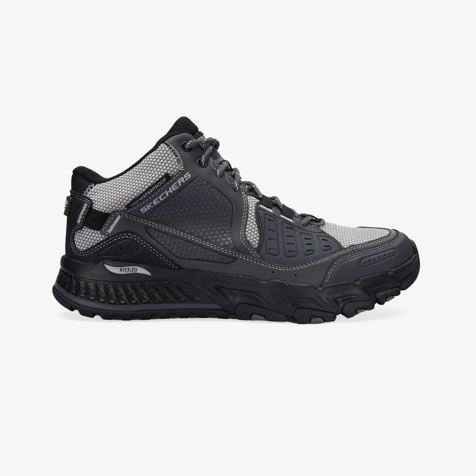 Skechers Arch Fit Escape Plan Erkek Gri Spor Ayakkabı