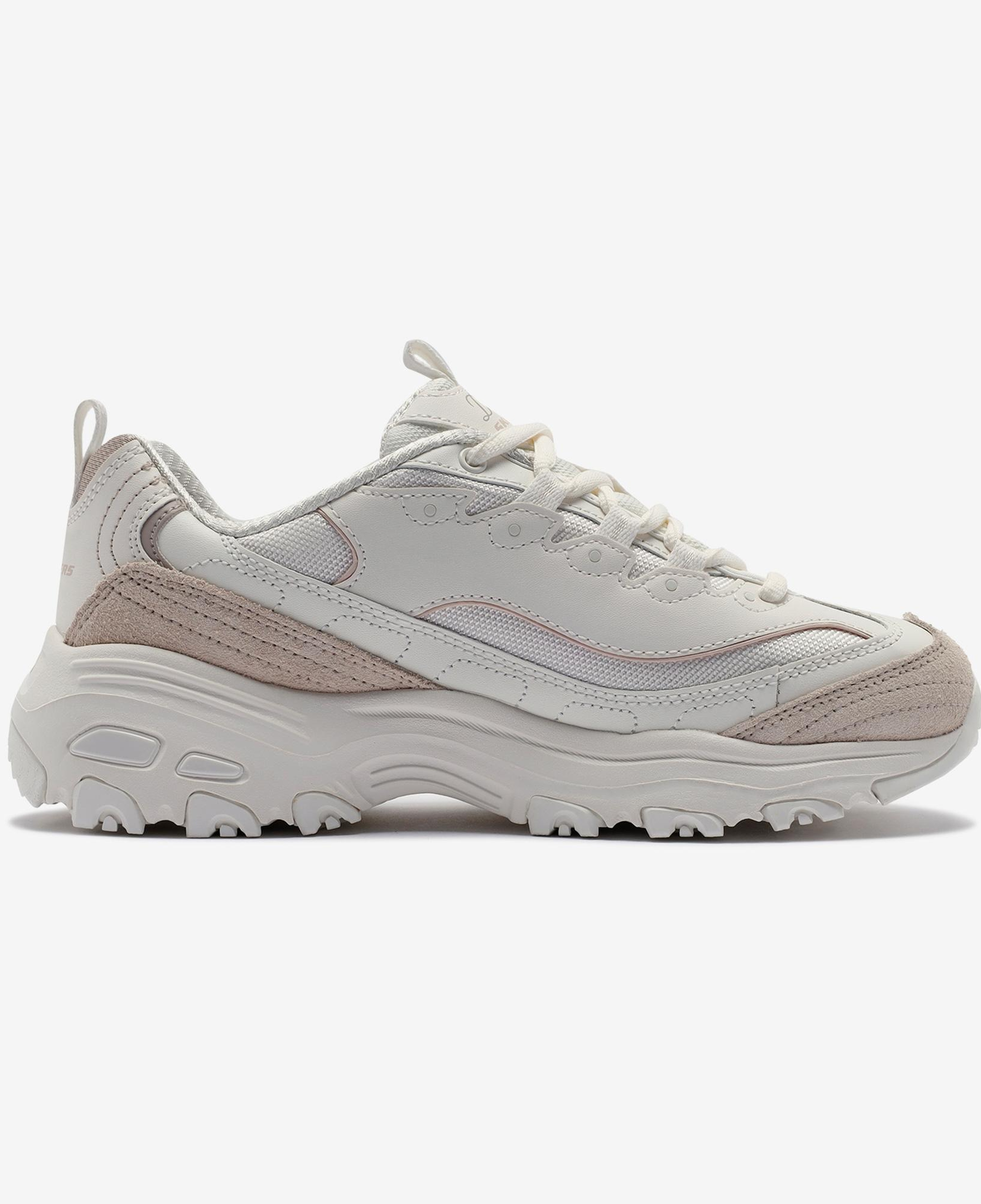 Skechers D'Lites New Heat Kadın Krem Sneaker