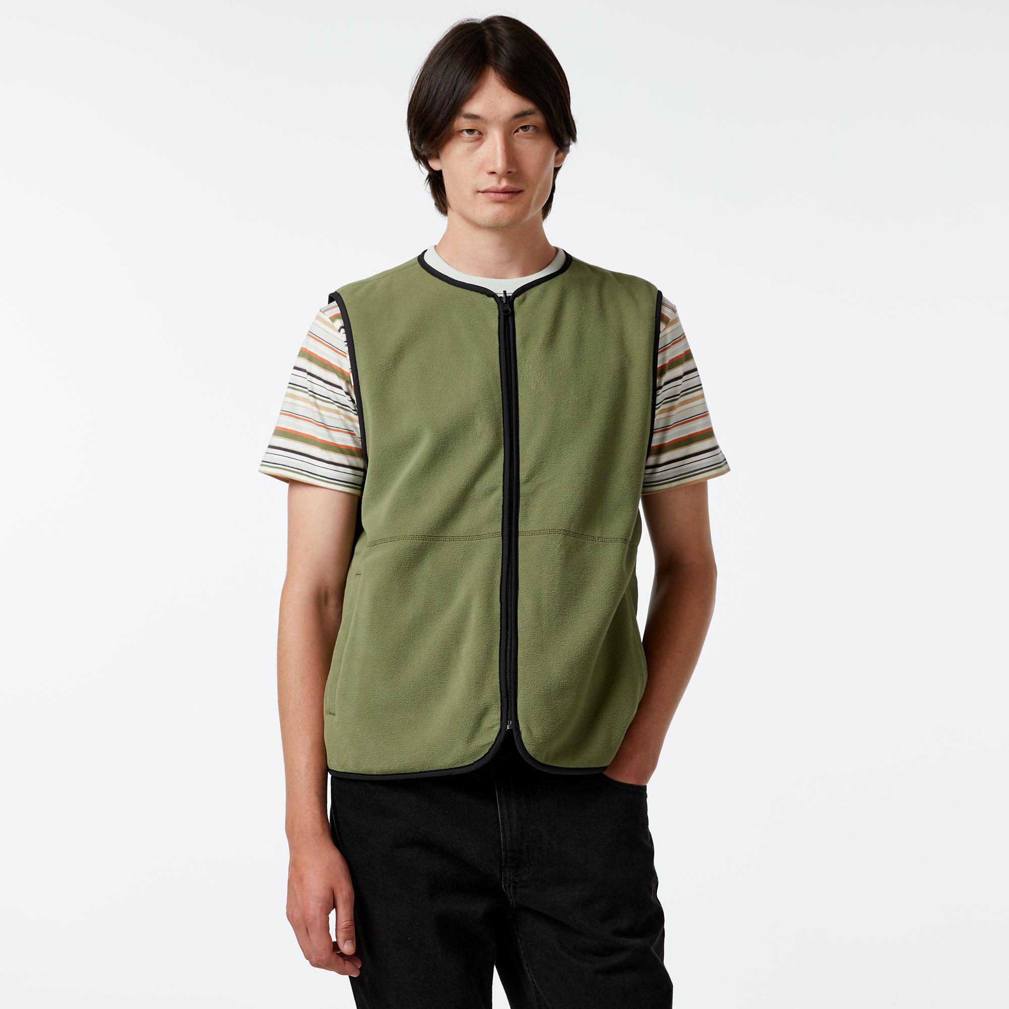 Vans Rosewood Reversible Vest Erkek Yeşil Ceket