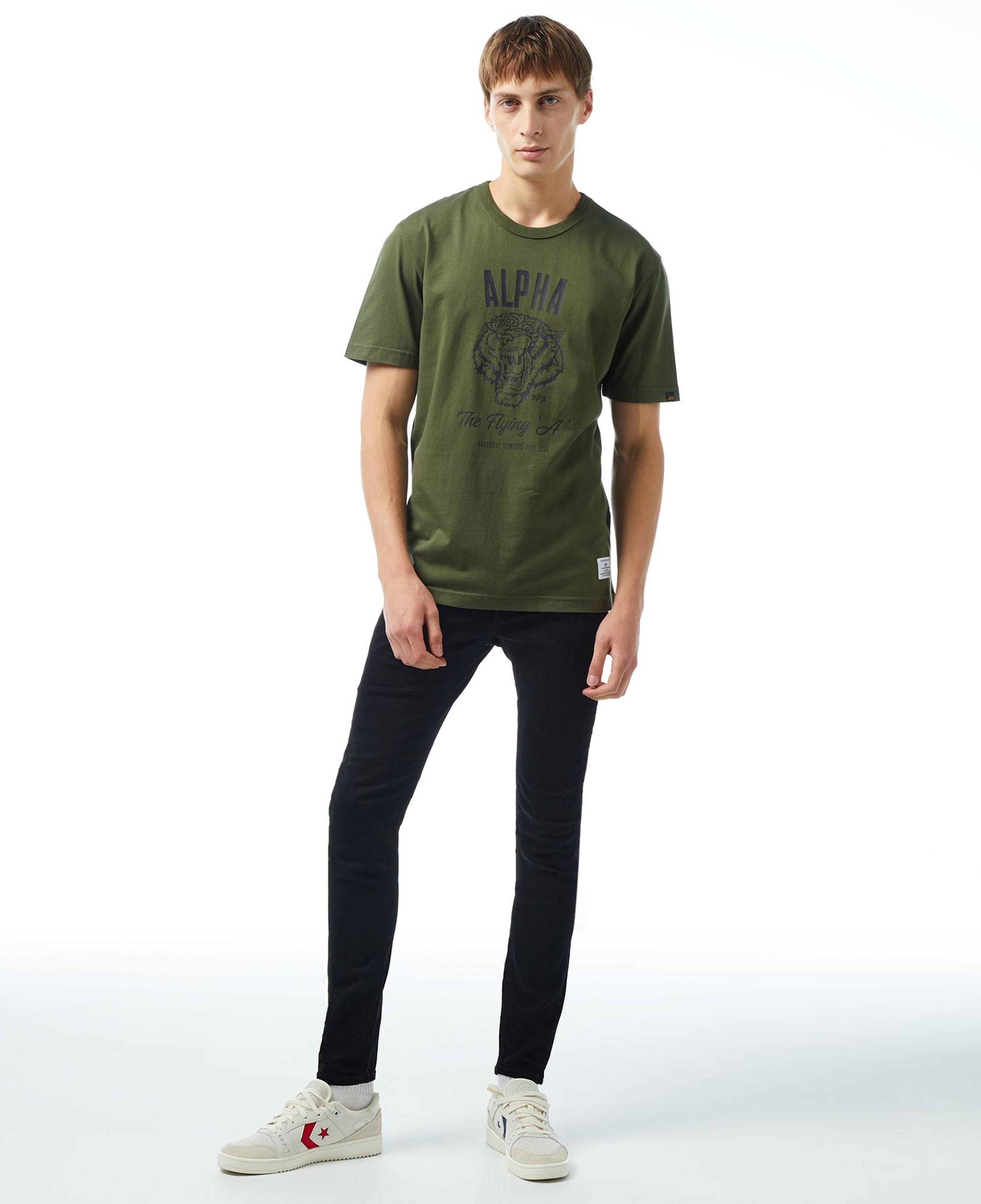 Alpha Industries Alpha Tiger Erkek Haki T-Shirt