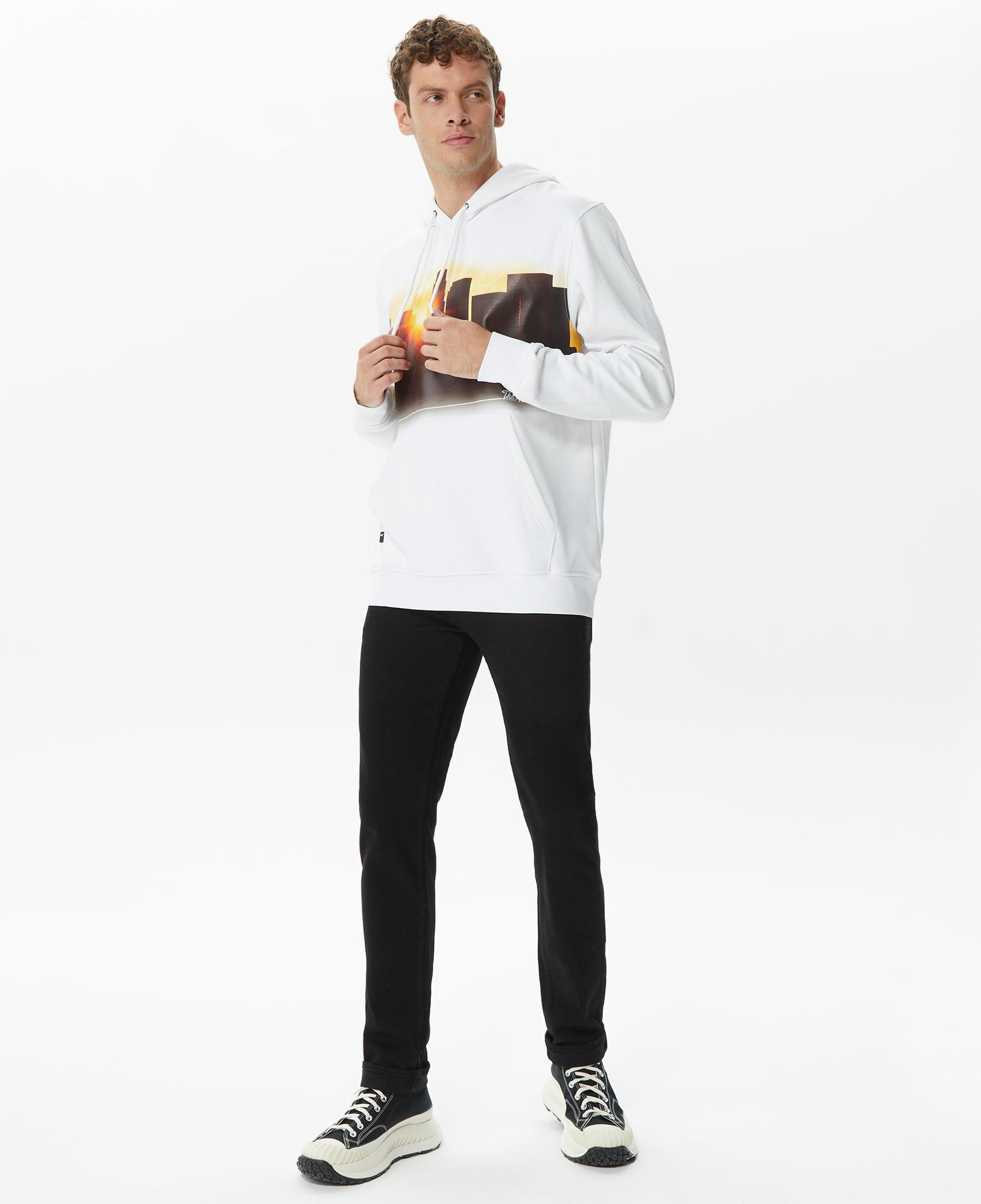 The Hundreds Skyline Erkek Beyaz Hoodie
