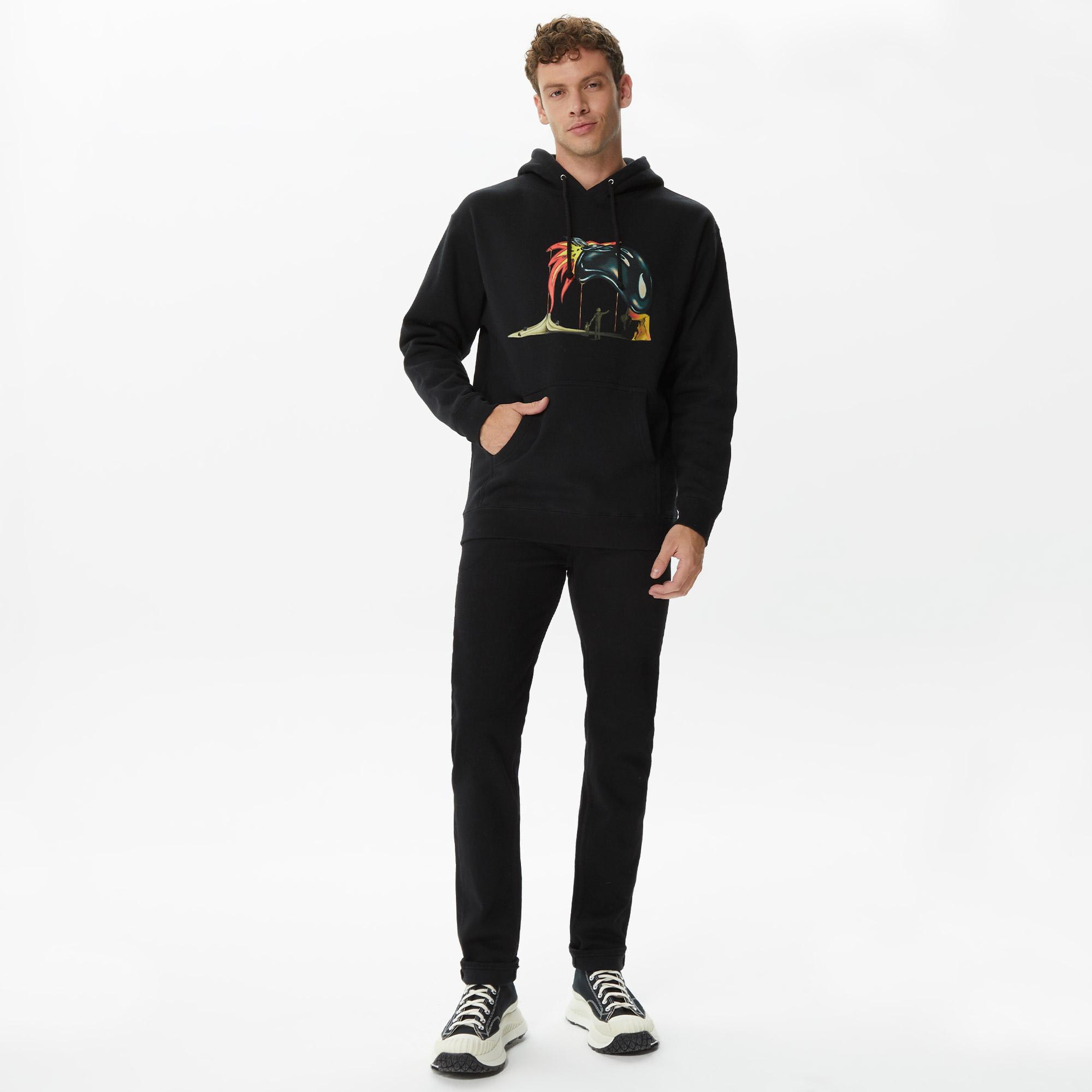 The Hundreds Salvador Adam Pullover Erkek Siyah Hoodie