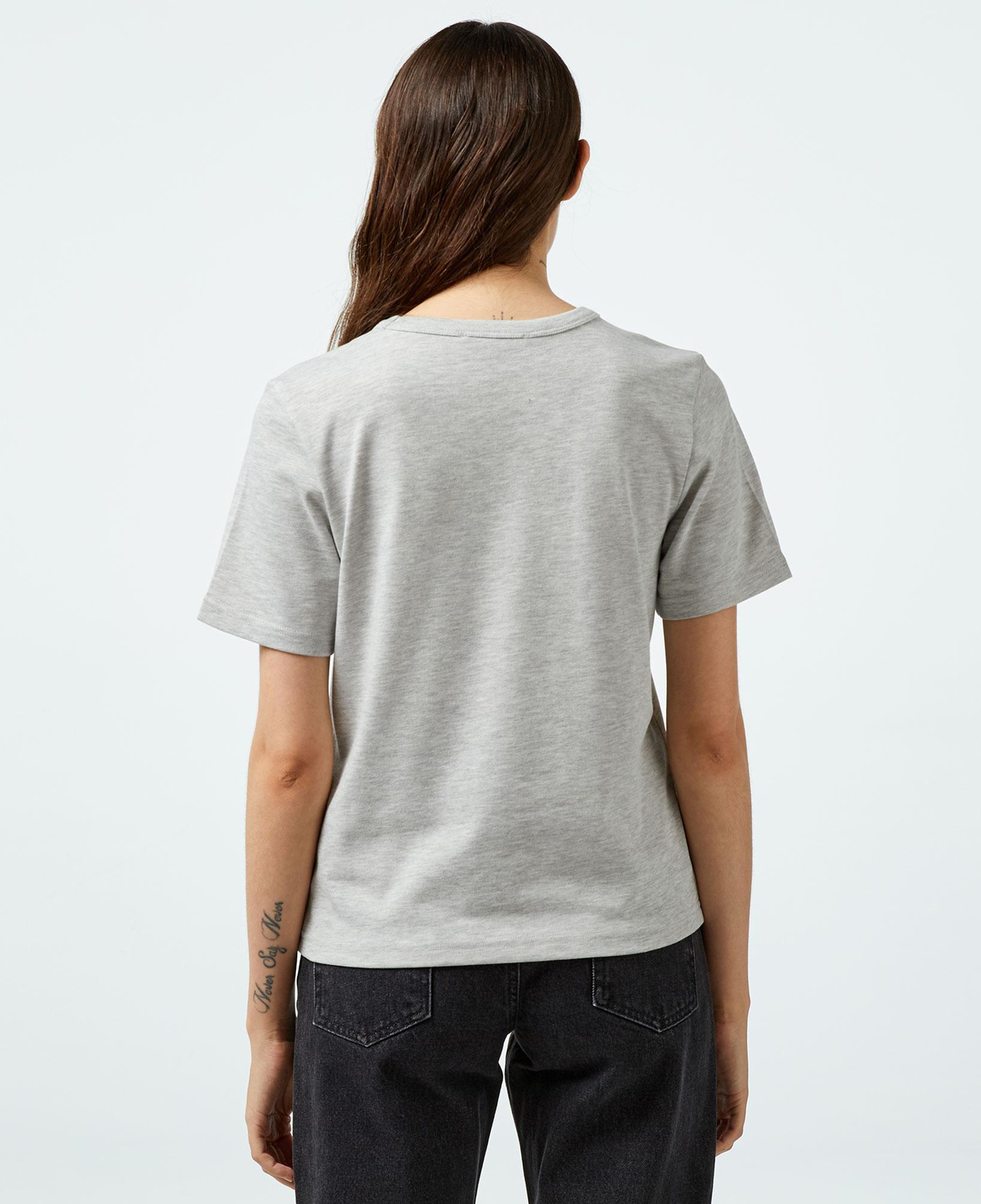 Les Benjamins Regular 403 Kadın Gri T-Shirt