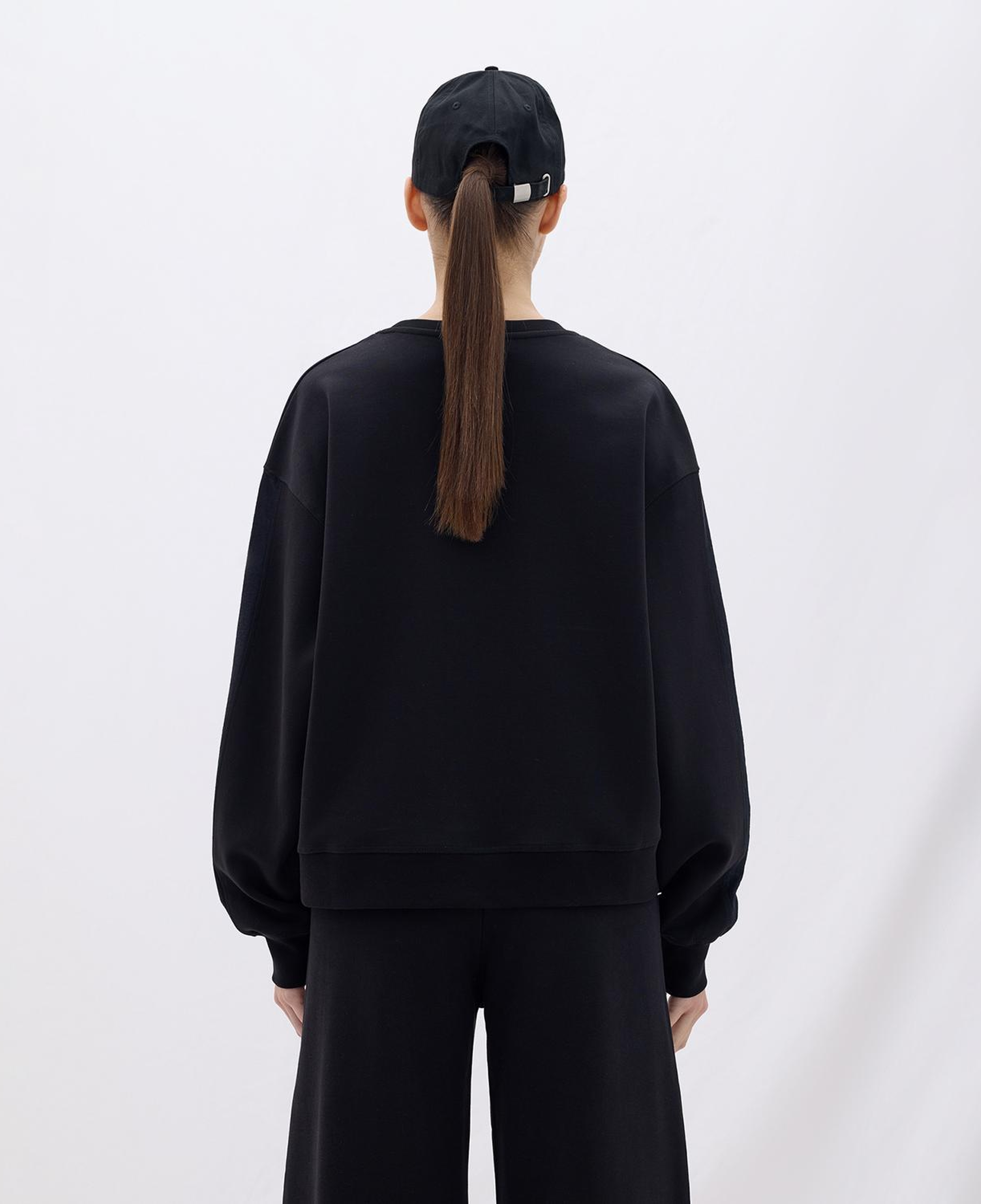 Les Benjamins Classics Kadın Siyah Sweatshirt