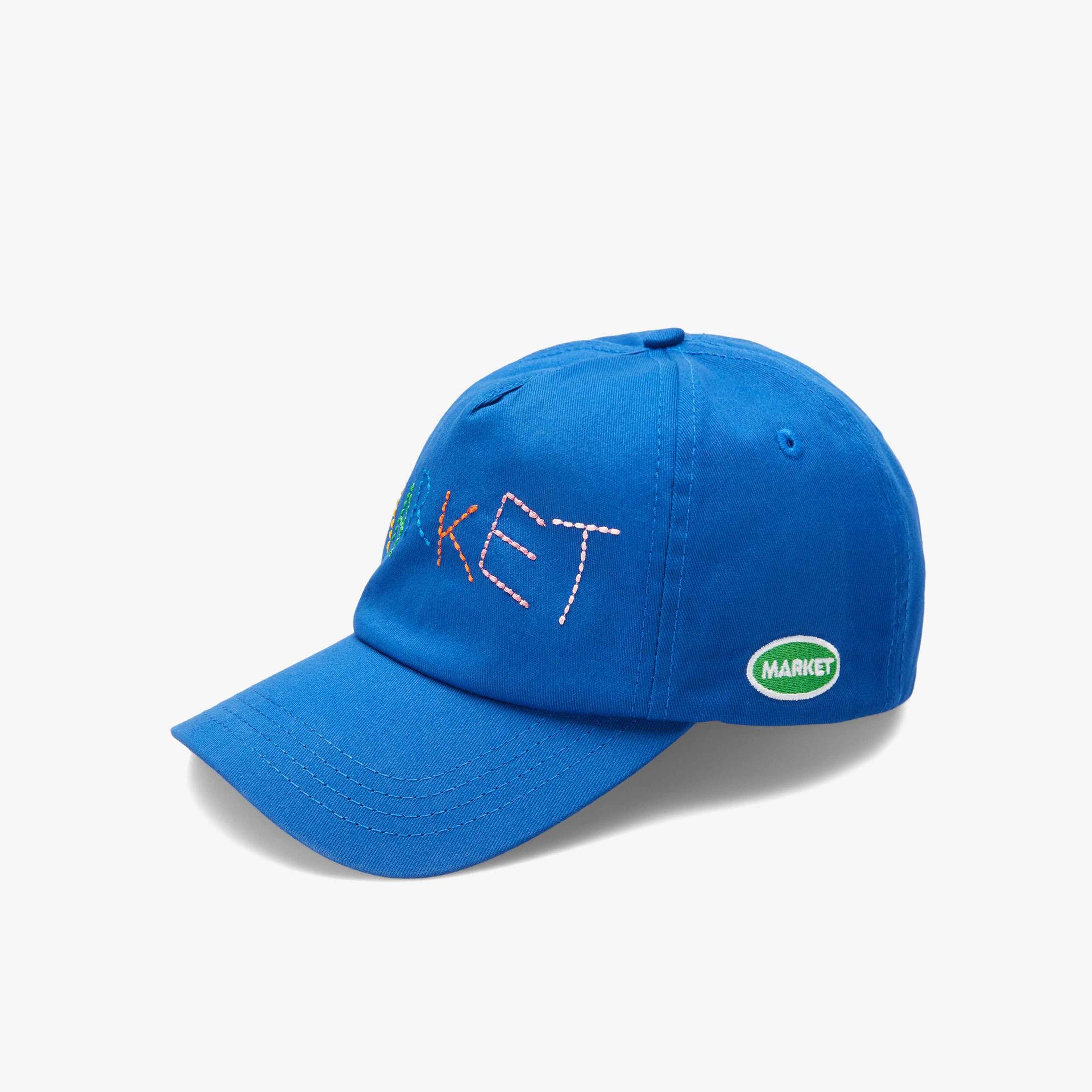 The Market Soft Stitch 5 Panel Unisex Mavi Şapka