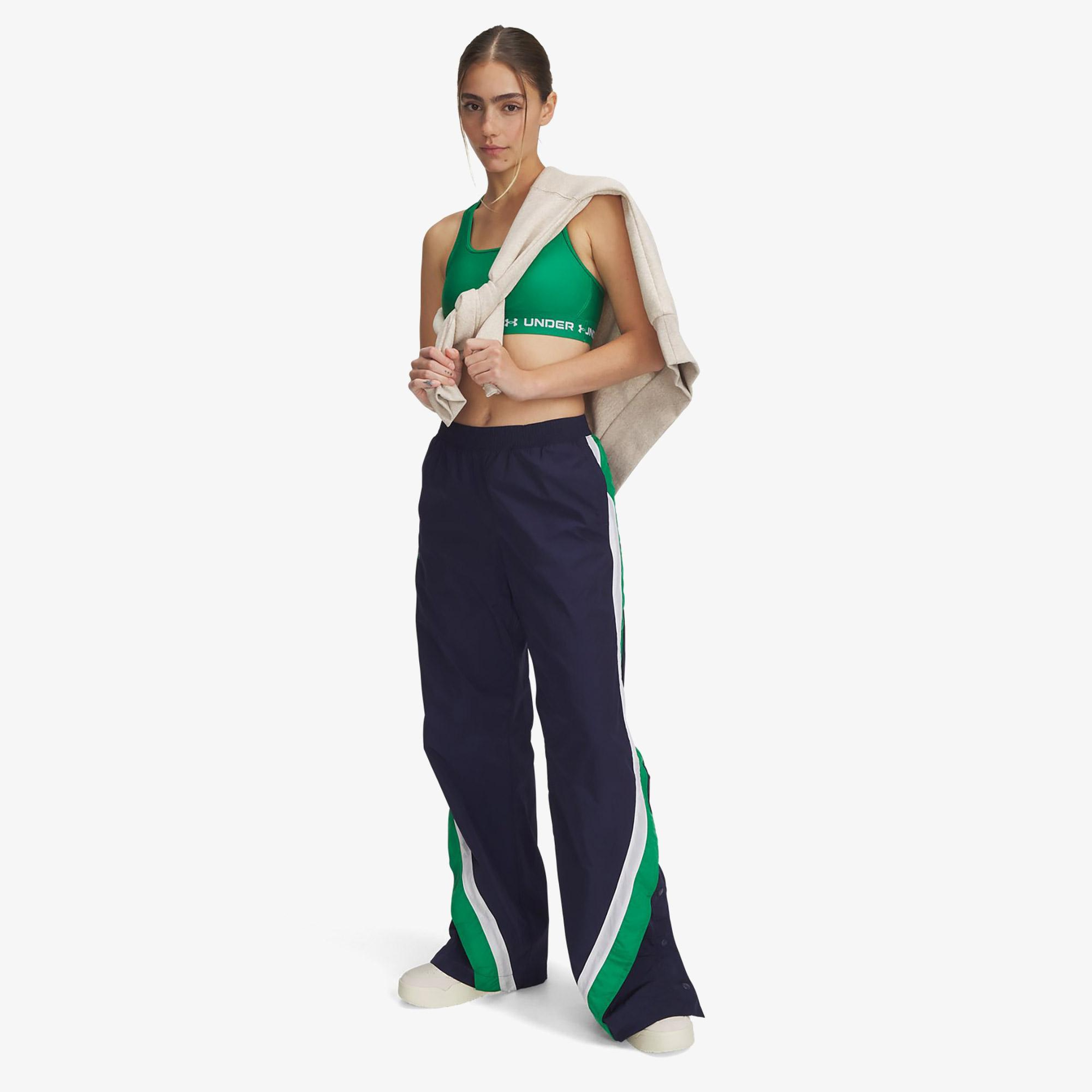 Under Armour Icon Crinkle Tear Away Kadın Lacivert Eşofman Altı