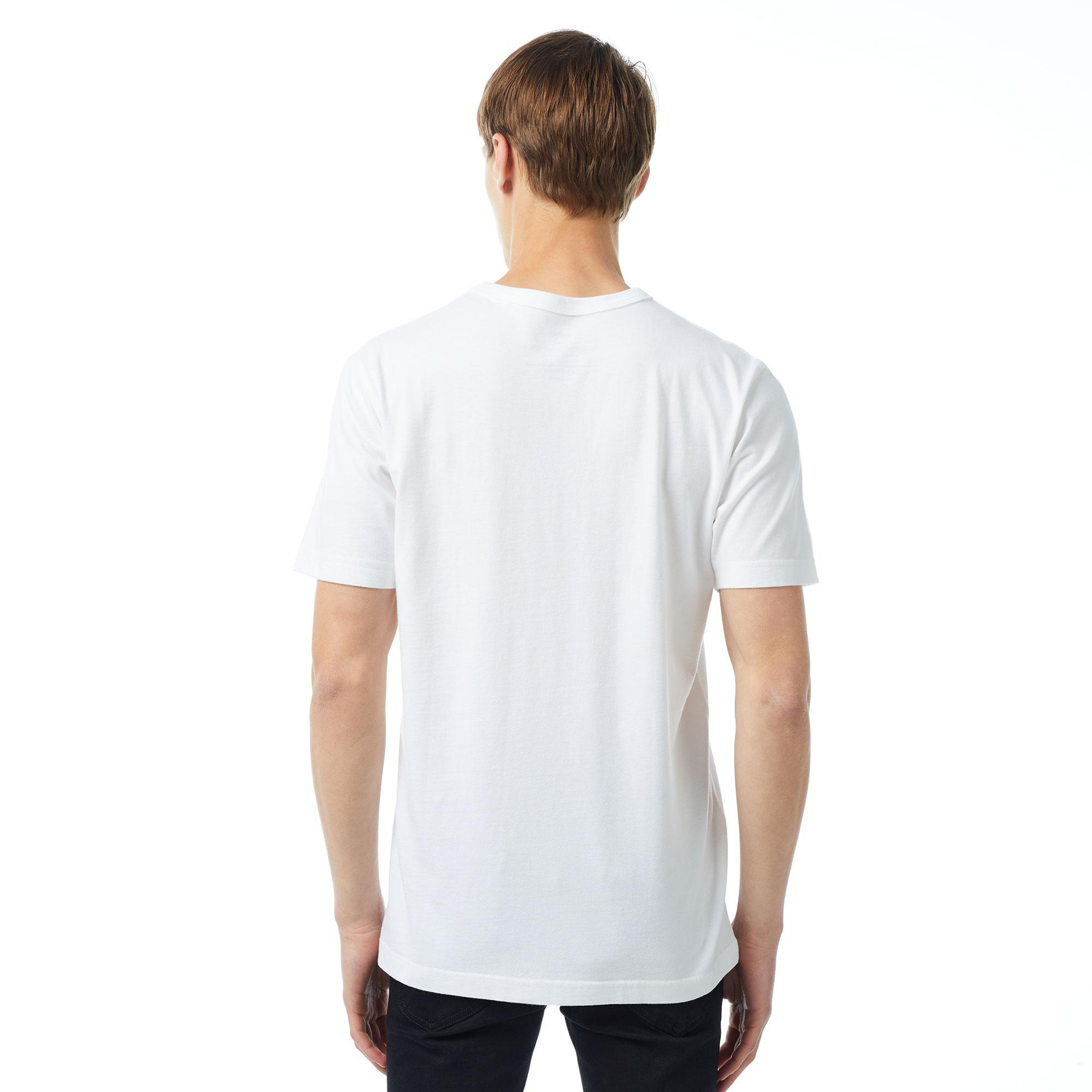 Alpha Industries Alpha Leopard Erkek Beyaz T-Shirt