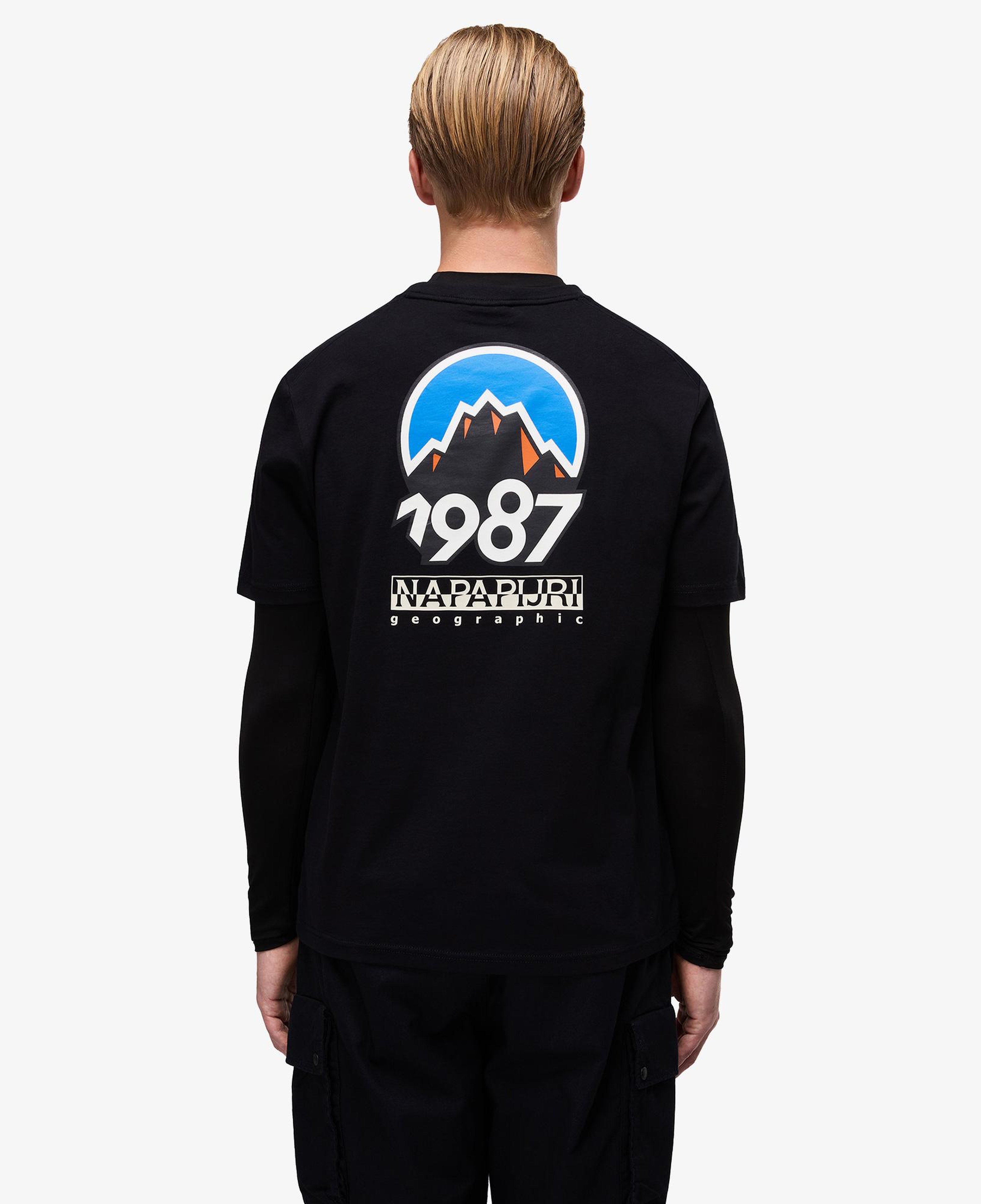 Napapijri S-Montepiana Erkek Siyah T-Shirt