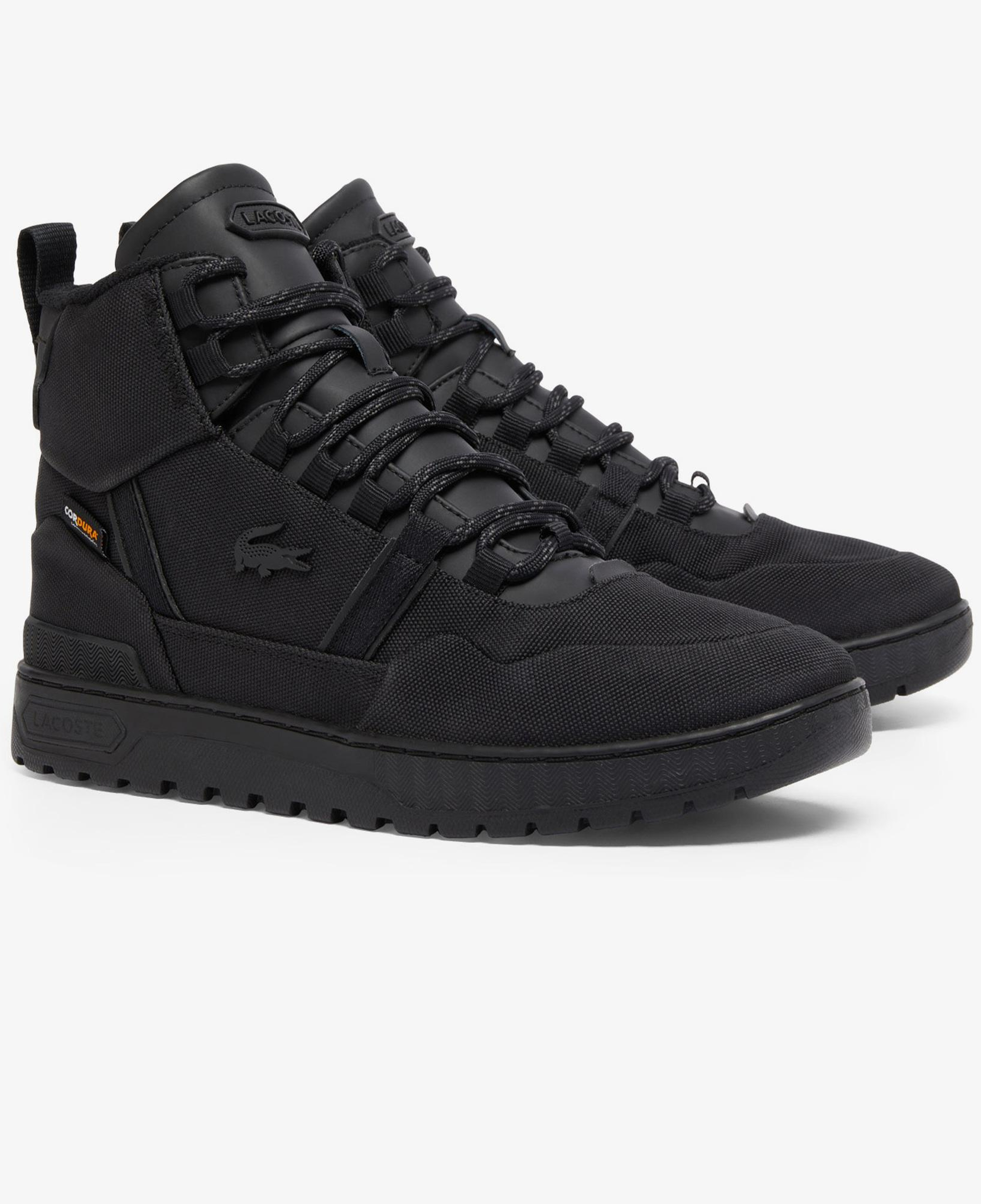 Lacoste T-Clip Winter Mid Erkek Siyah Bot