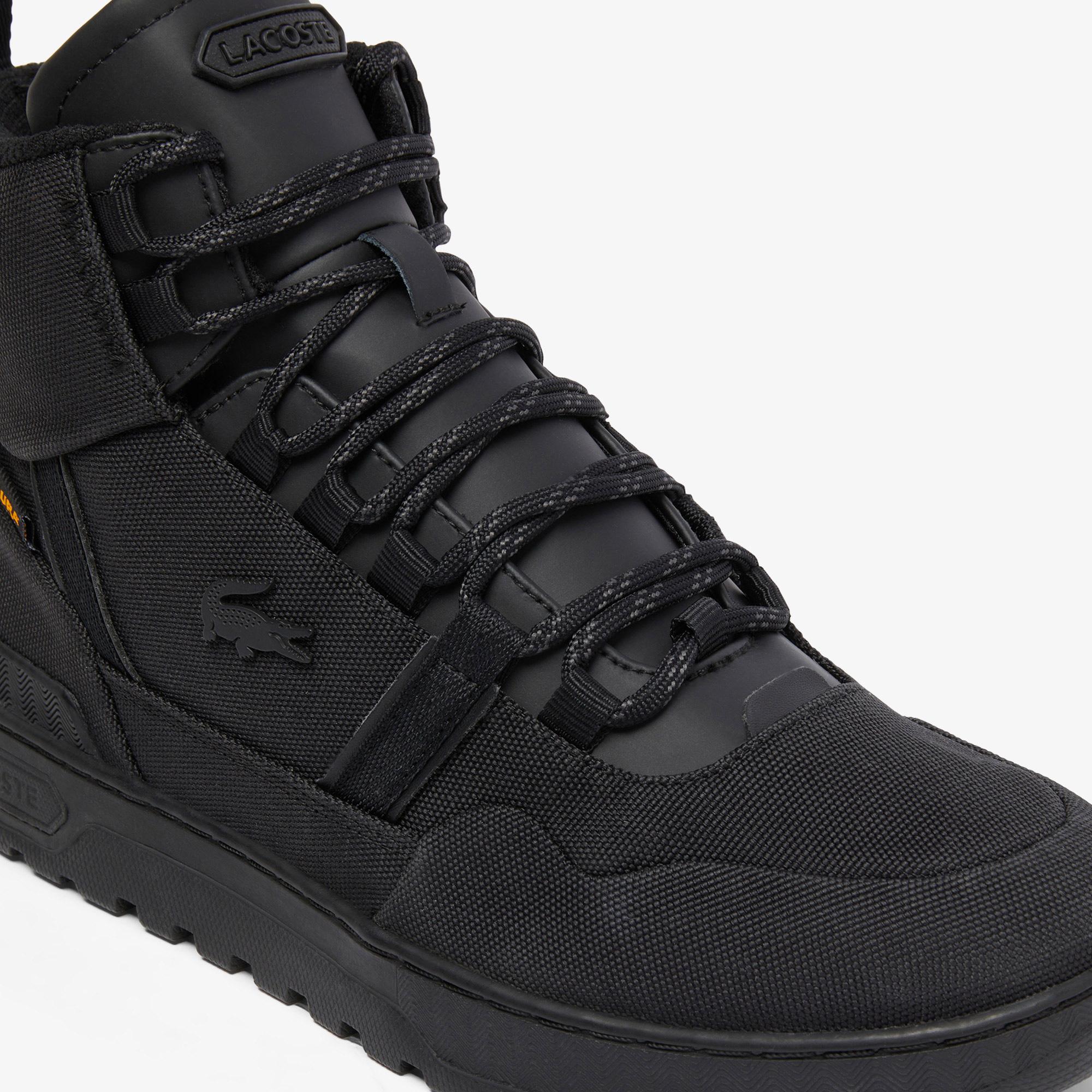 Lacoste T-Clip Winter Mid Erkek Siyah Bot