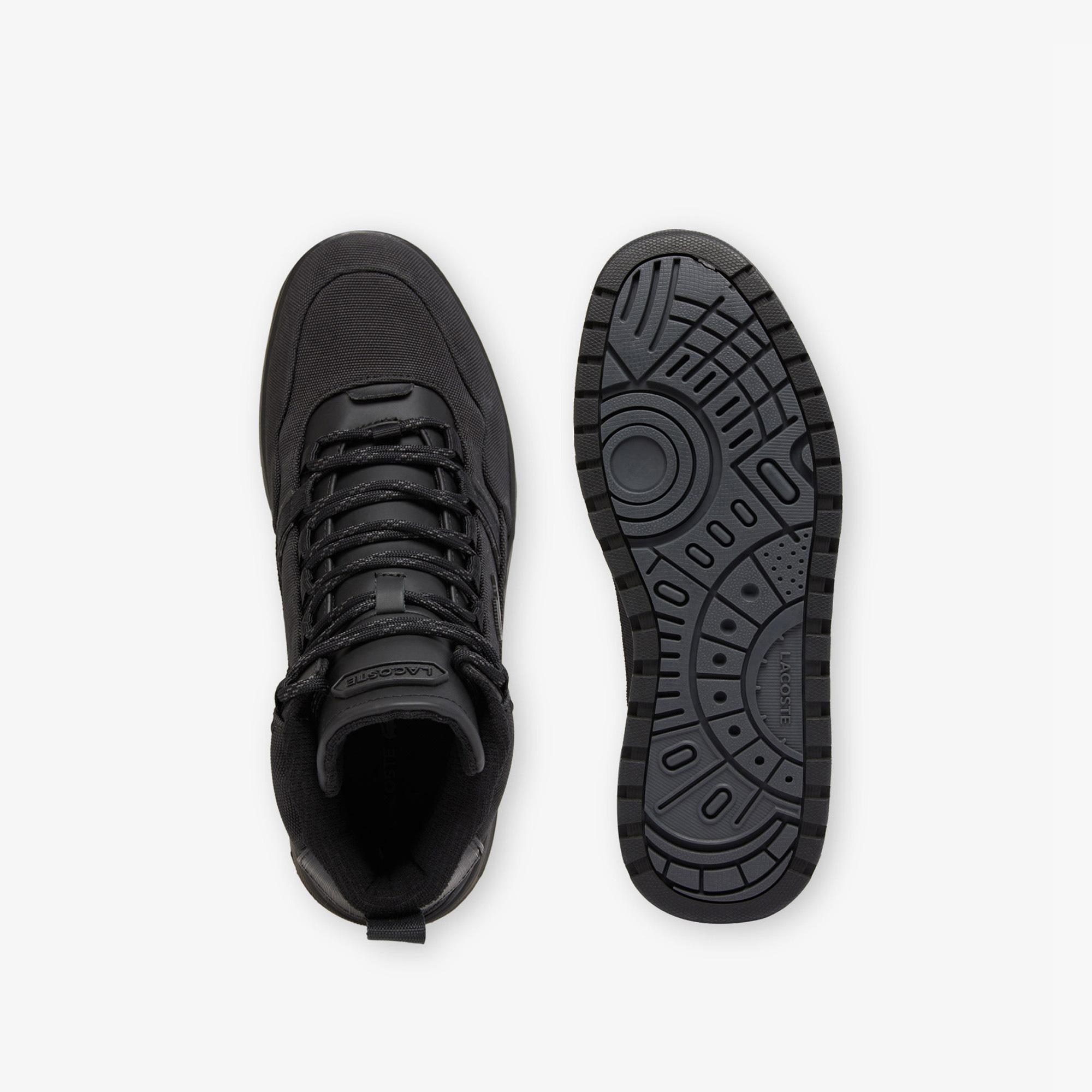 Lacoste T-Clip Winter Mid Erkek Siyah Bot