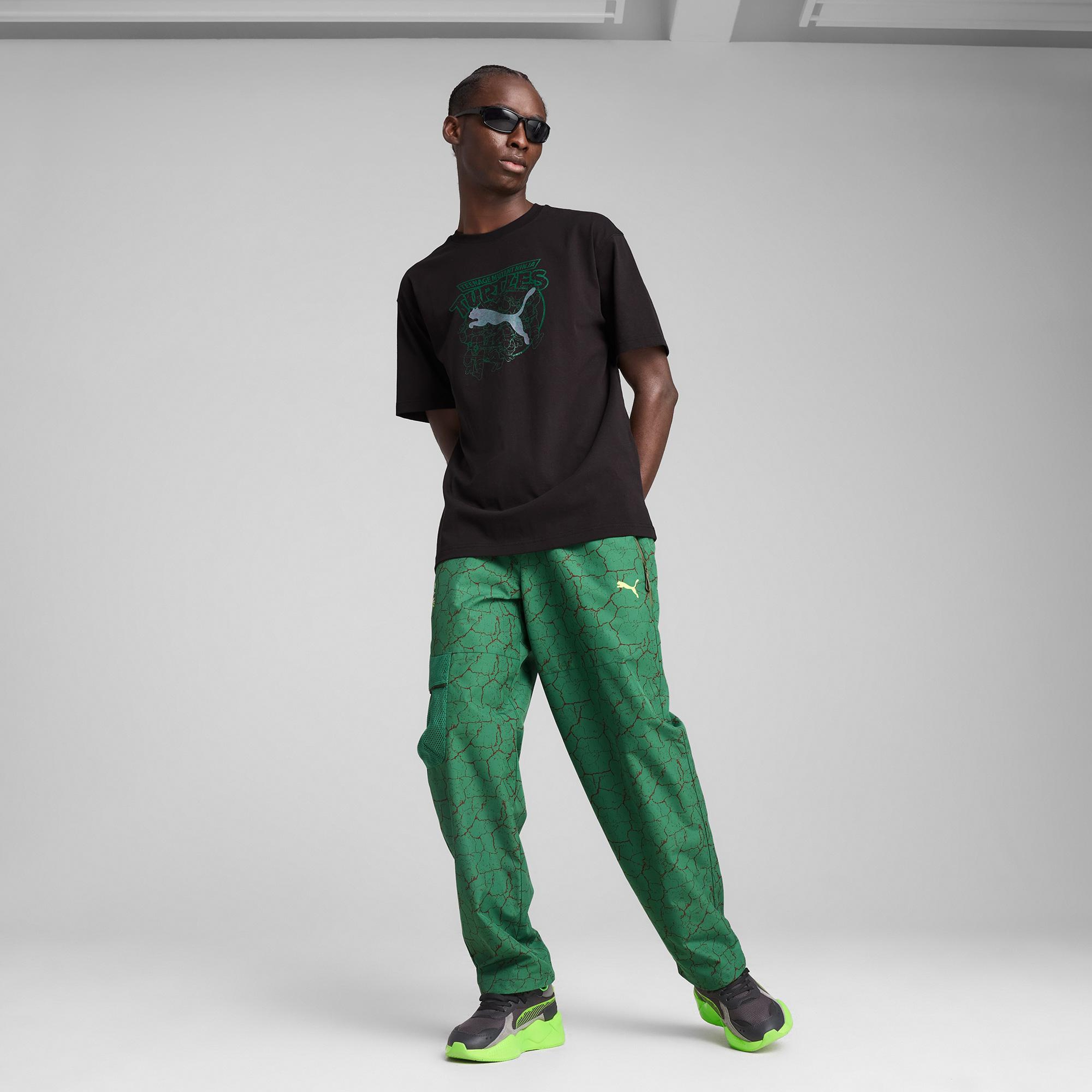Puma X TMNT Relaxed Graphic Erkek Siyah T-Shirt