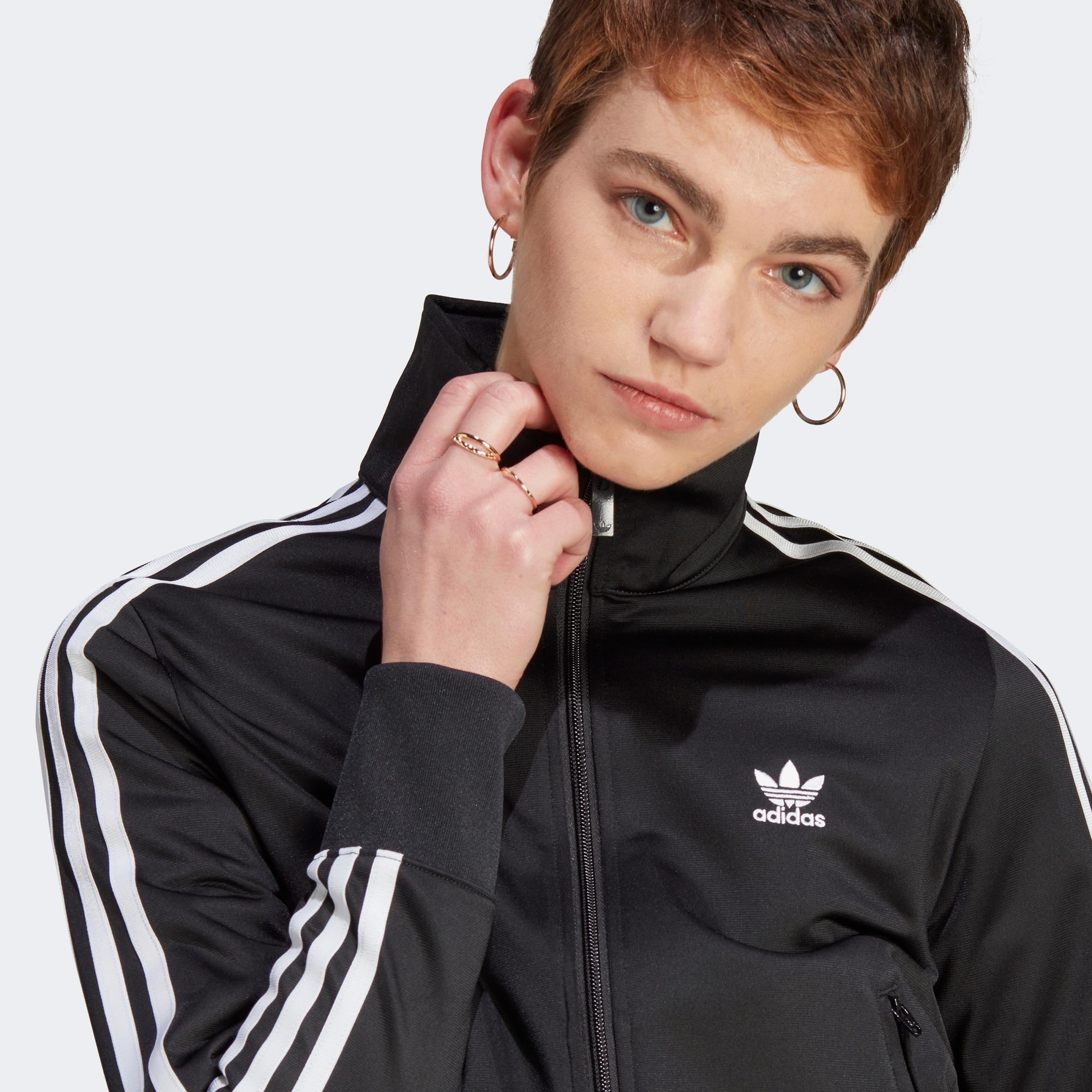 adidas Firebird Kadın Siyah Sweatshirt