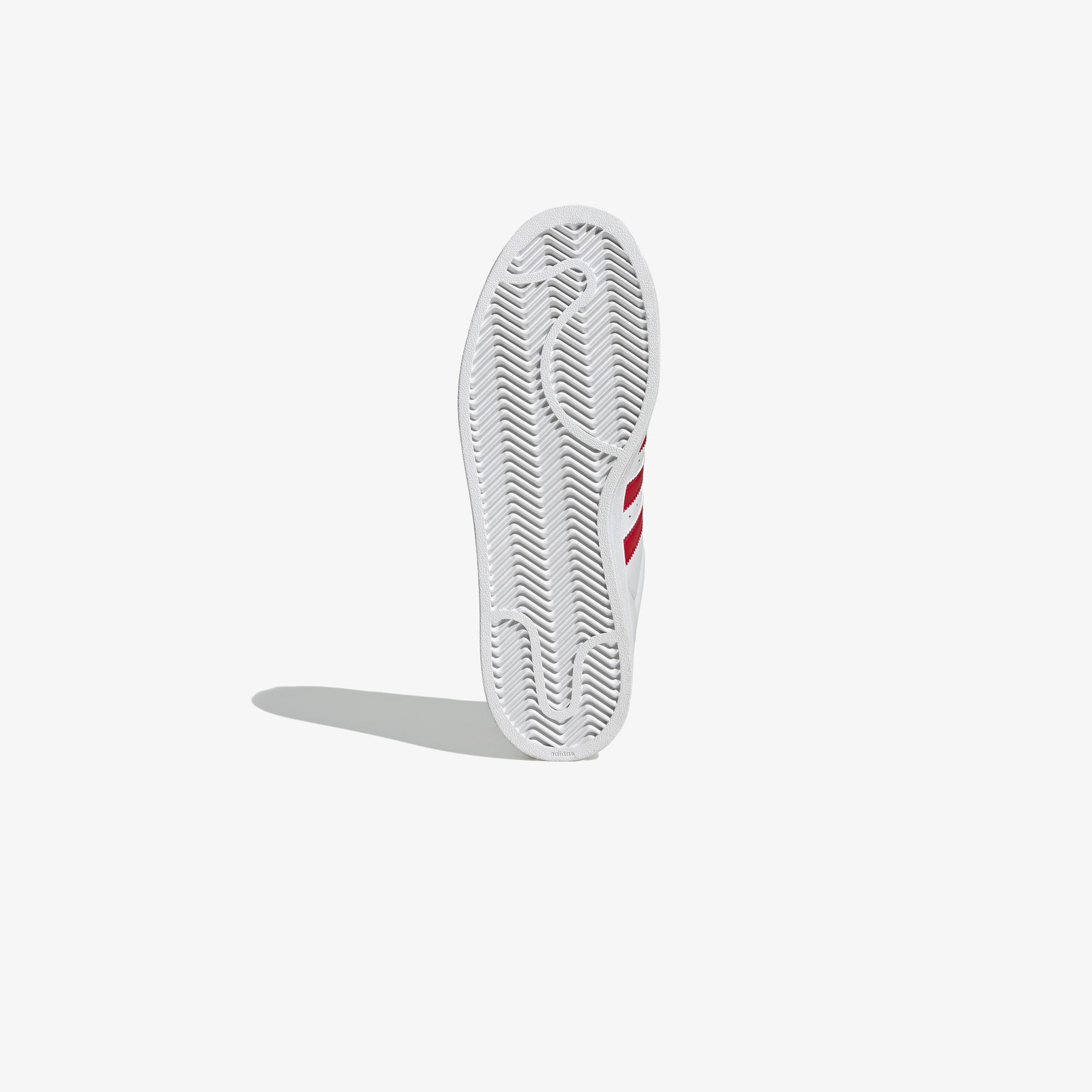 adidas Originals Superstar II Unisex Kırmızı/Beyaz Spor Ayakkabı