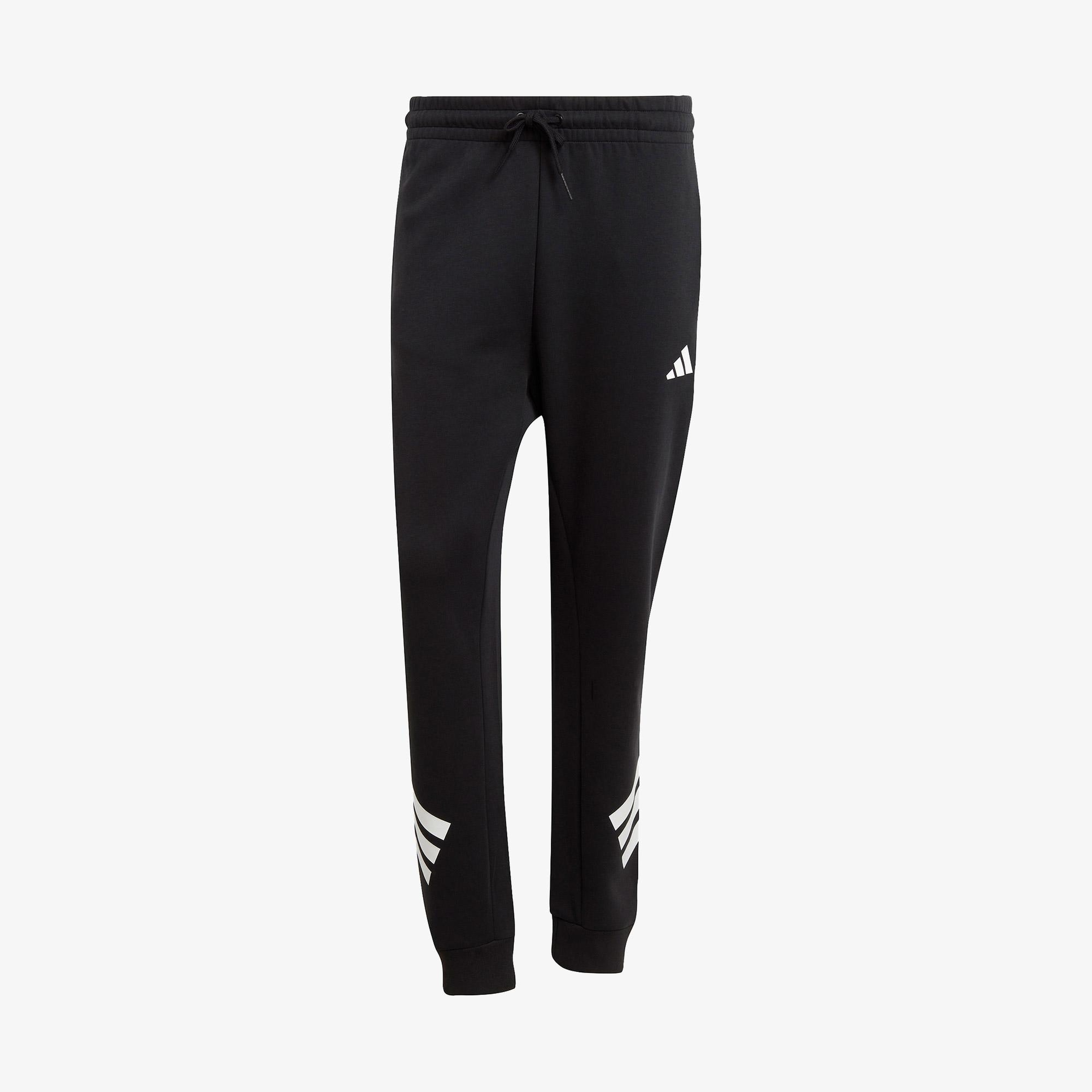 adidas Future icons 3 Stripes Erkek Siyah Antrenman Eşofman Altı