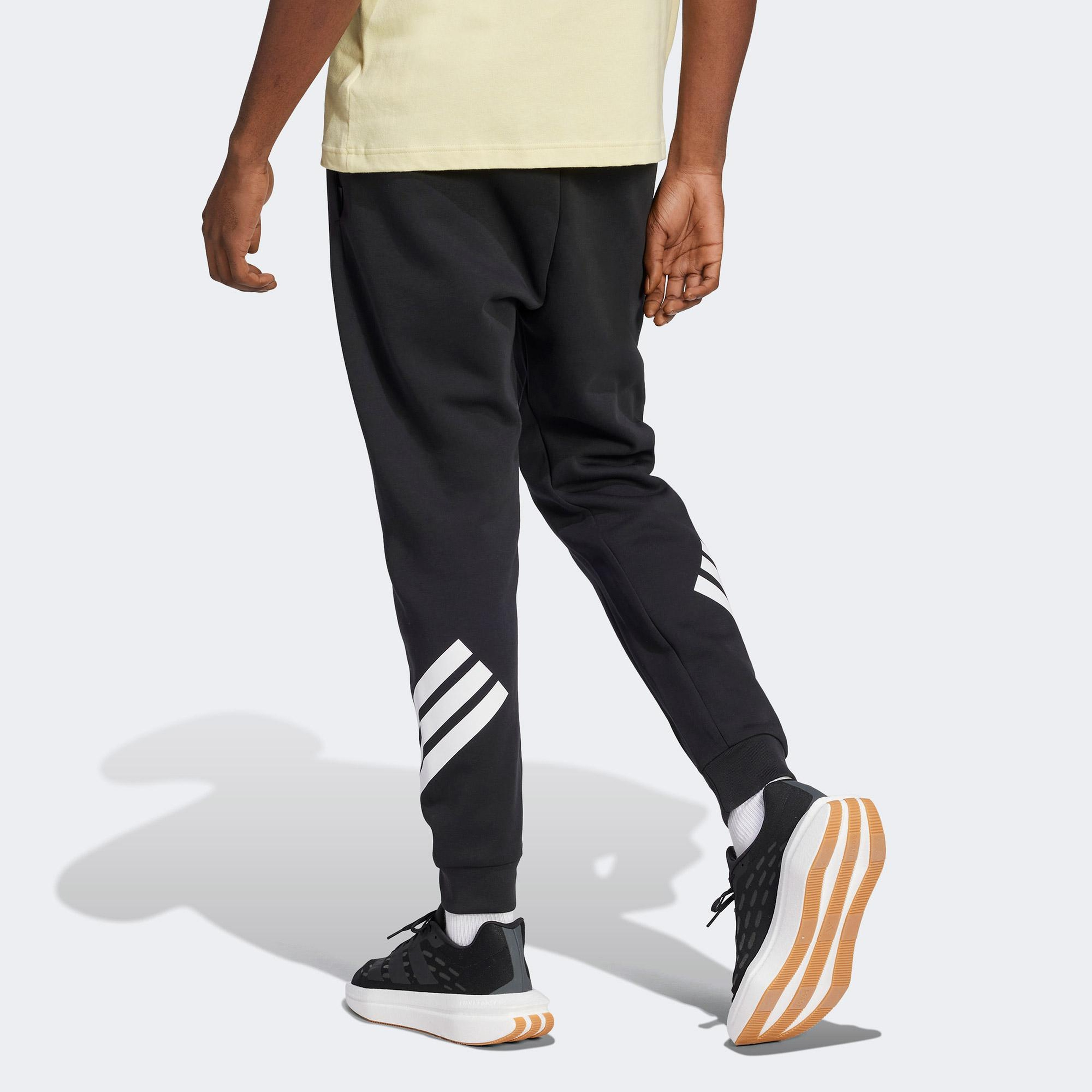 adidas Future icons 3 Stripes Erkek Siyah Antrenman Eşofman Altı